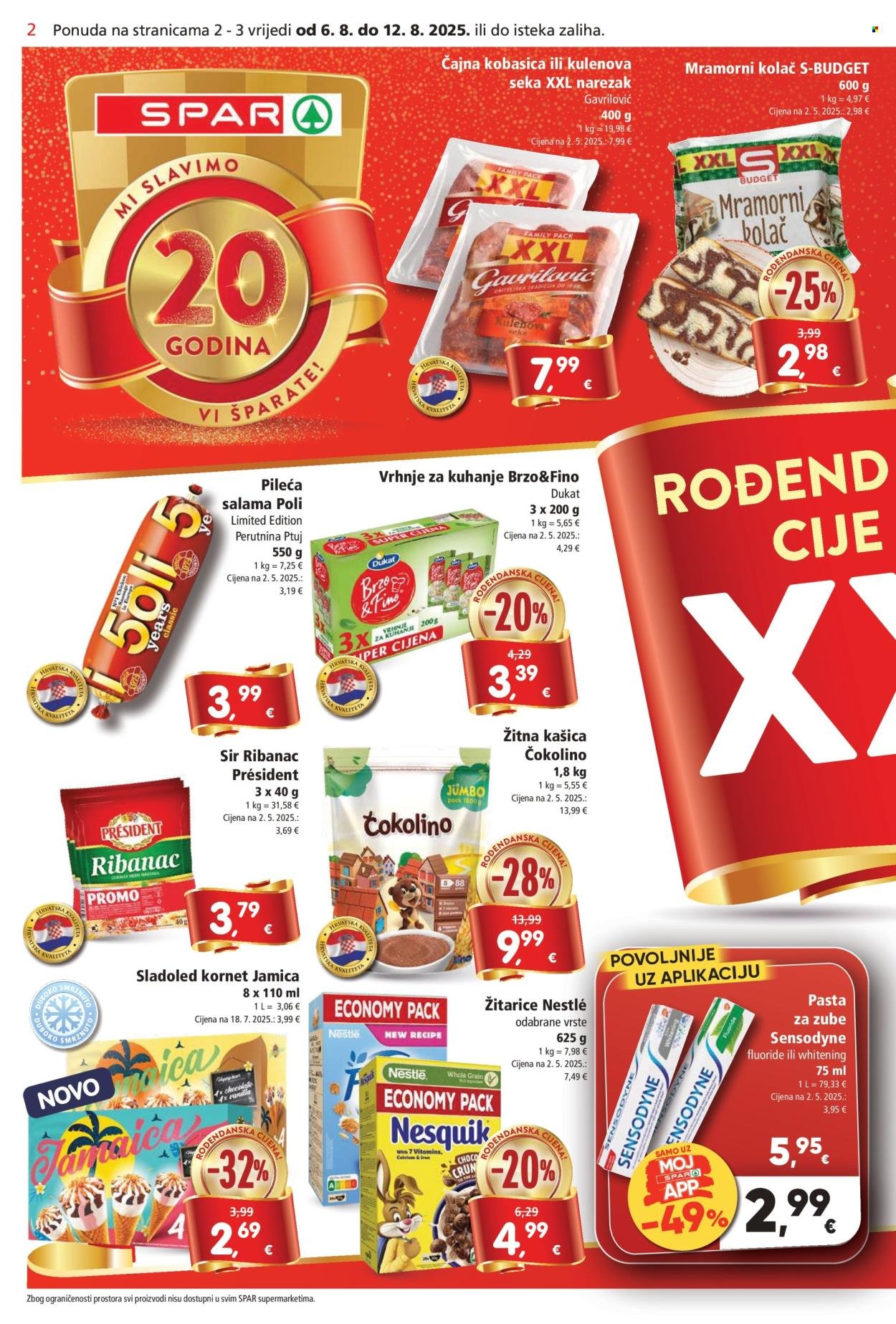 SPAR katalog - Od srijede 06.08.2025.