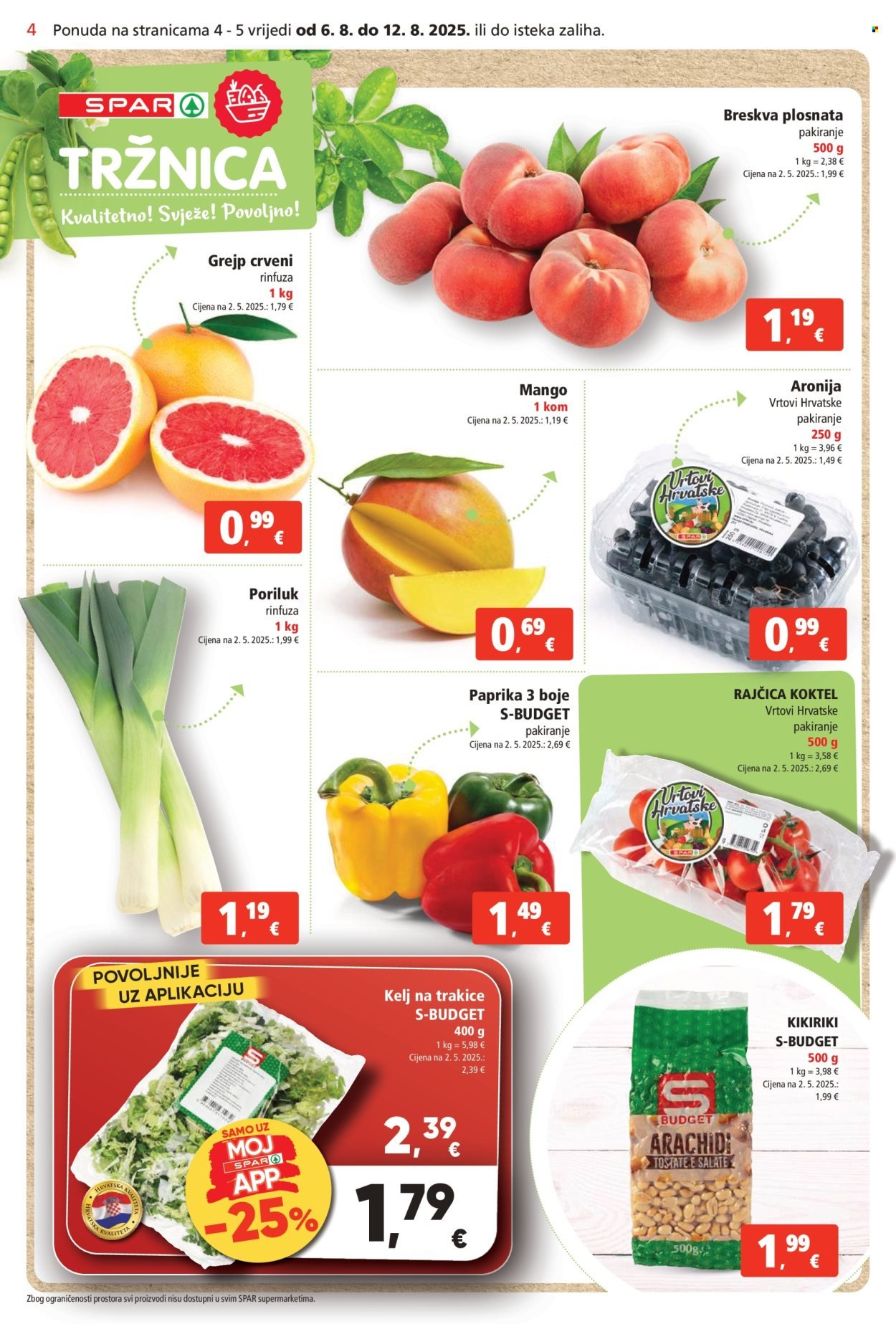 SPAR katalog - Od srijede 06.08.2025.