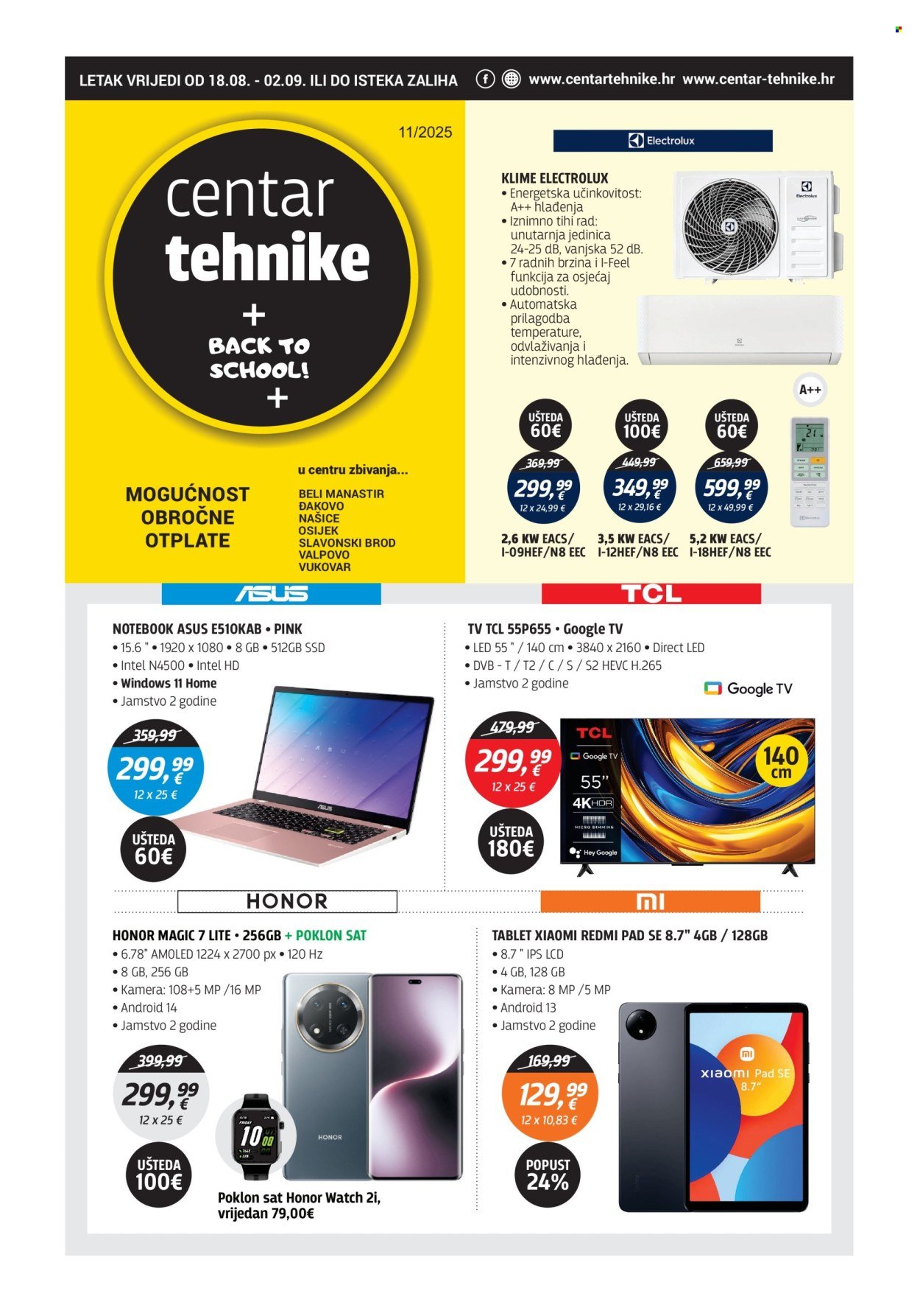 CENTAR TEHNIKE katalog - Od ponedeljka 18.08.2025.