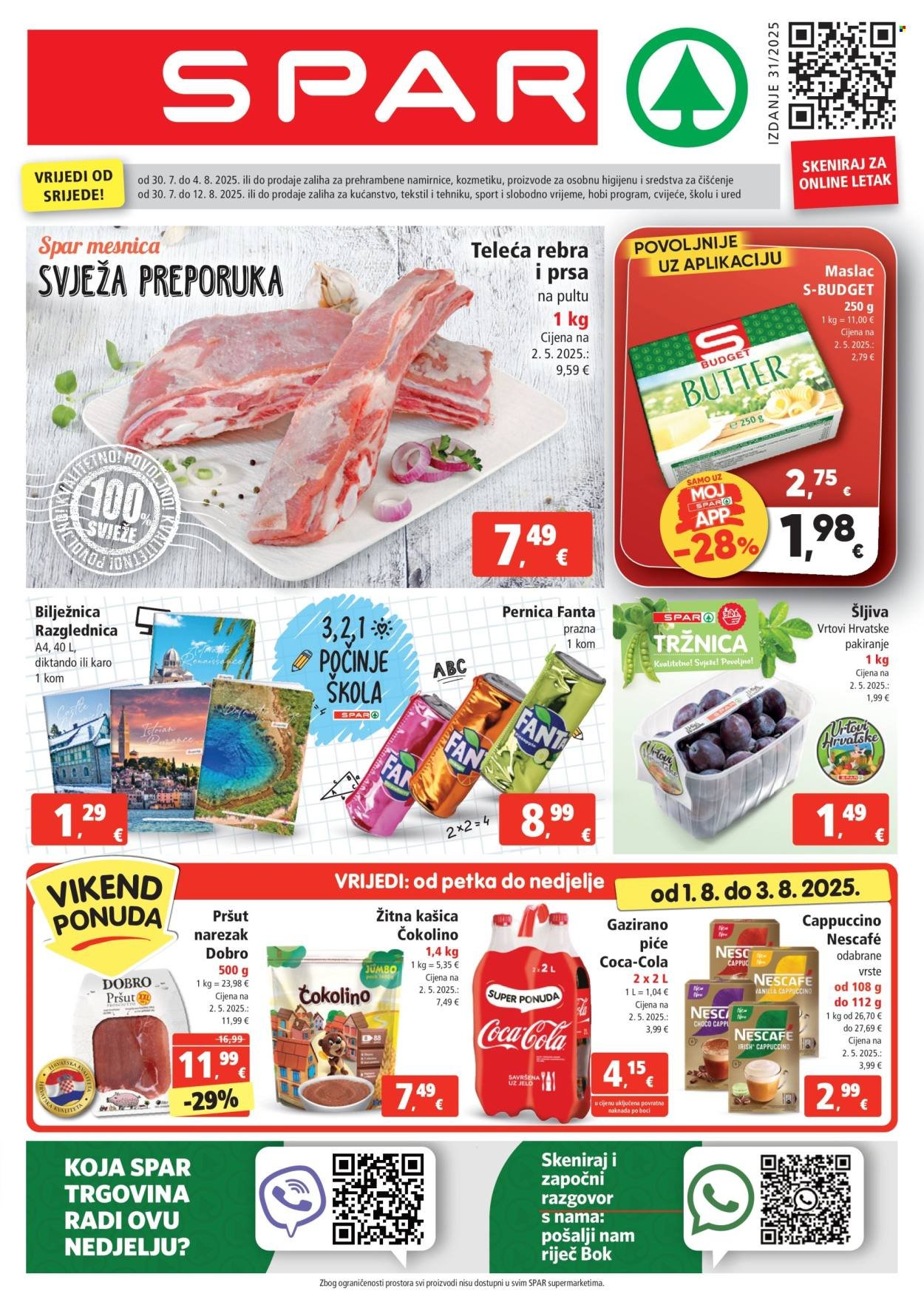 SPAR katalog - Od srijede 30.07.2025.