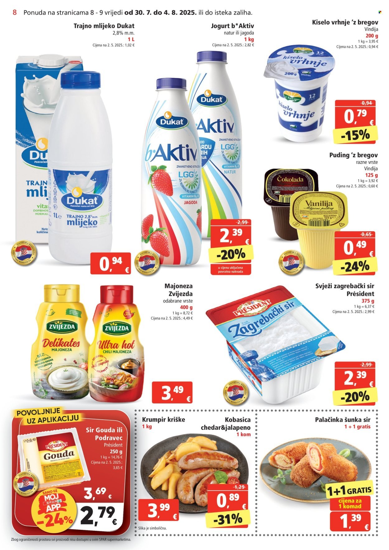 SPAR katalog - Od srijede 30.07.2025.