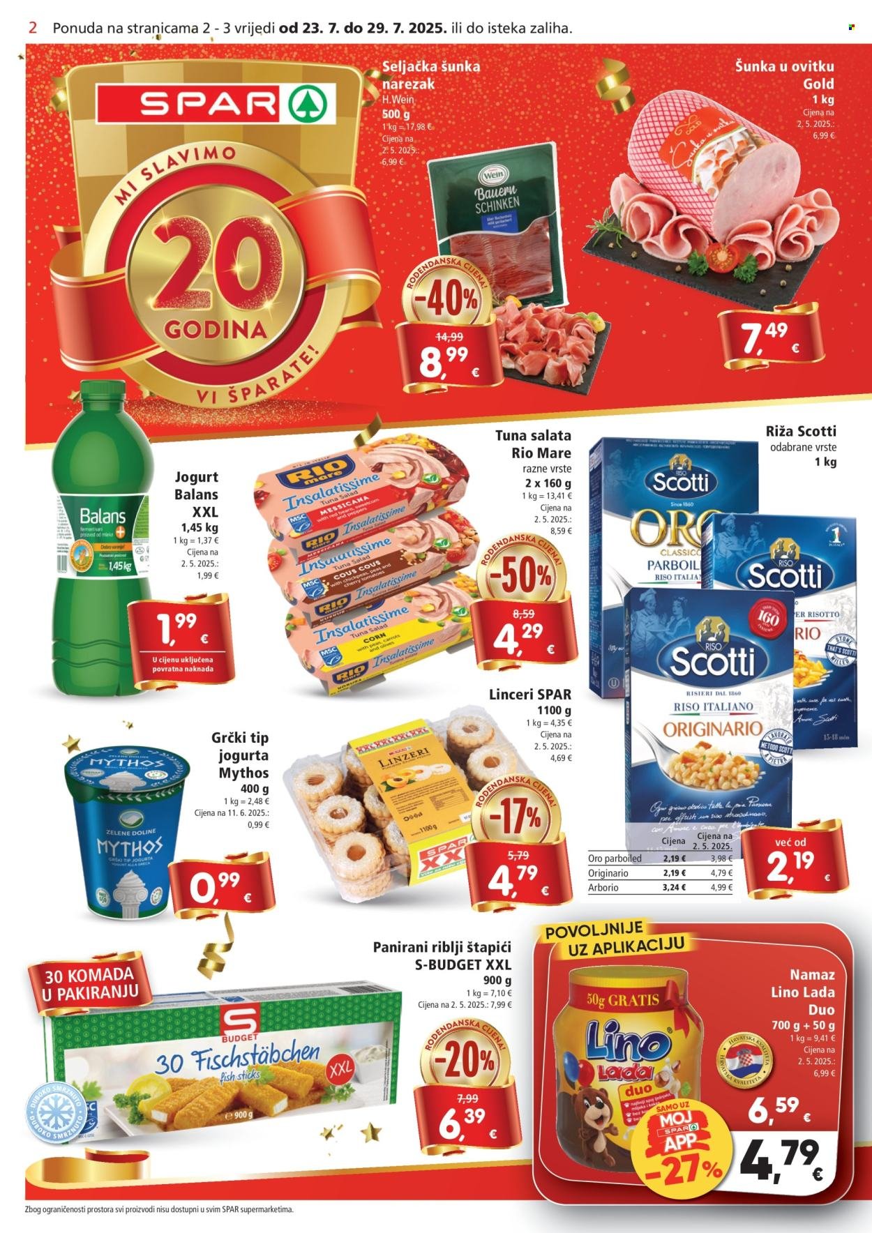 SPAR katalog - Od srijede 23.07.2025.