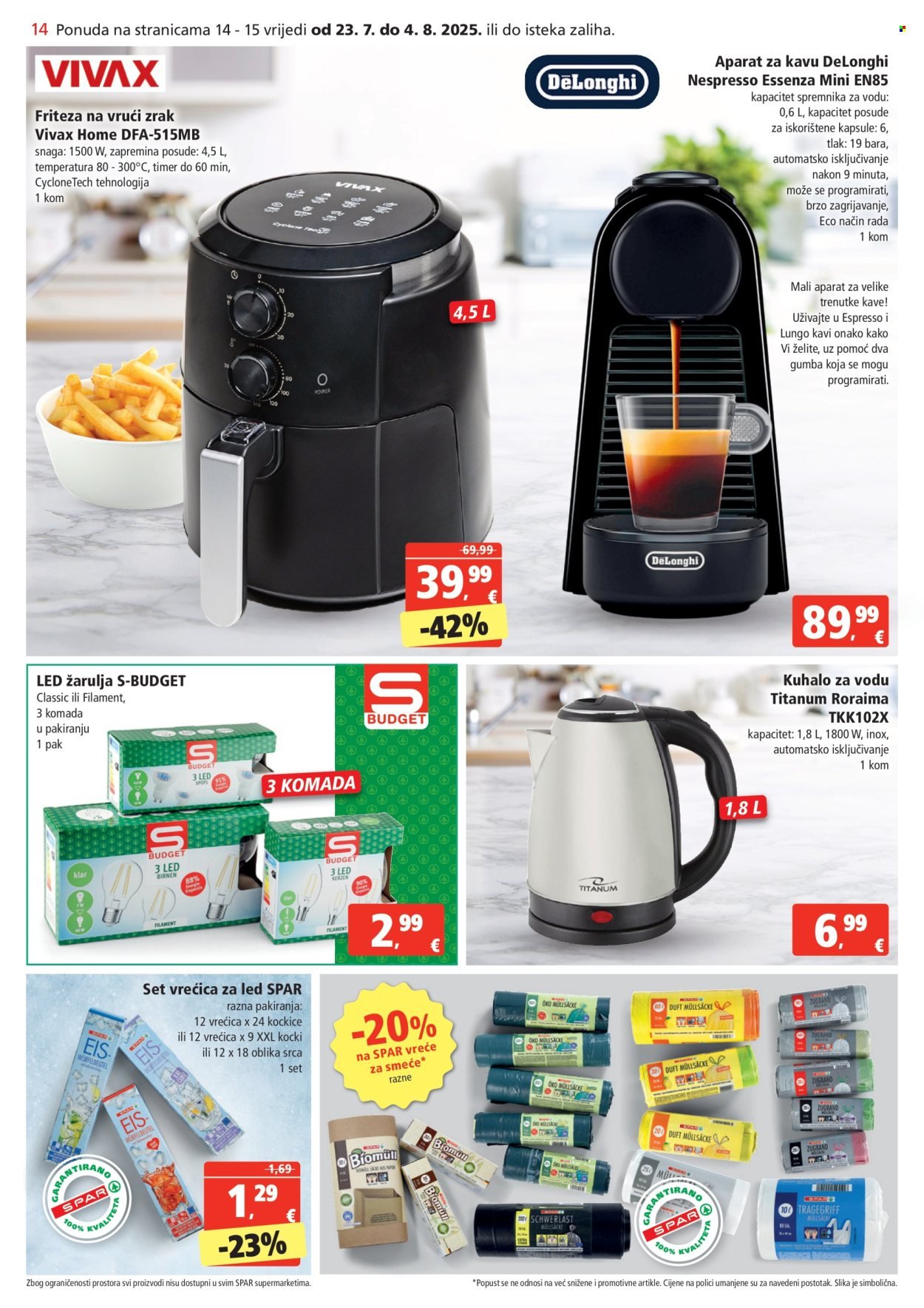 SPAR katalog - Od srijede 23.07.2025.