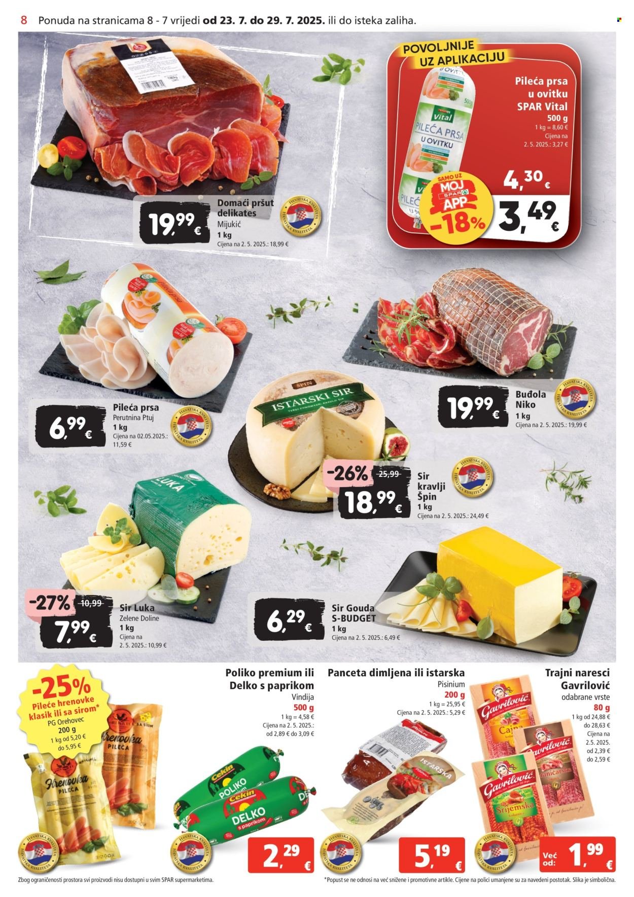 SPAR katalog - Od srijede 23.07.2025.