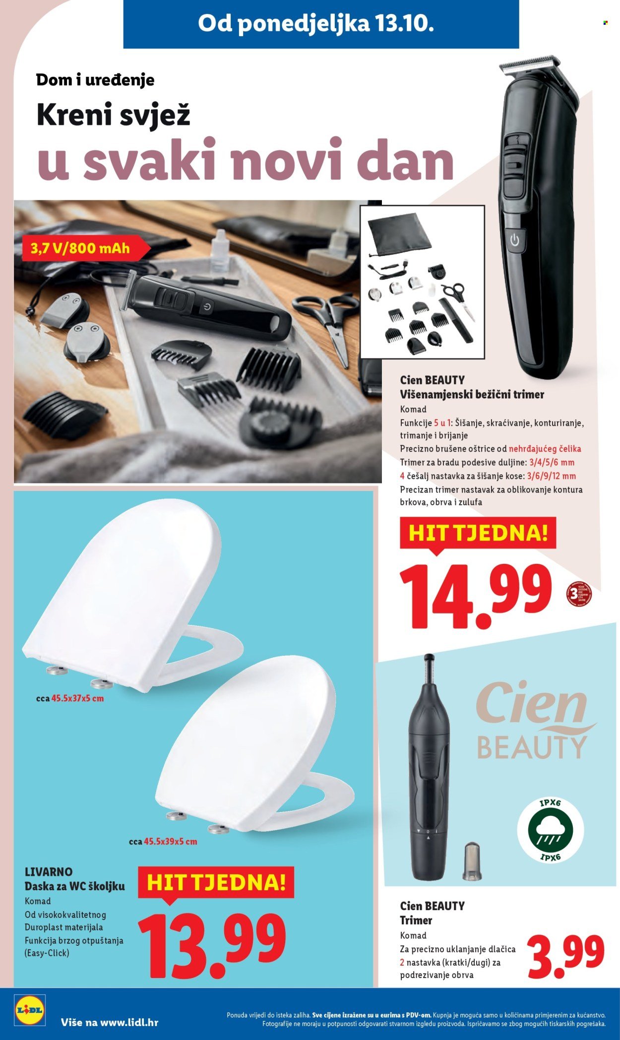 LIDL katalog - Od ponedeljka 13.10.2025.