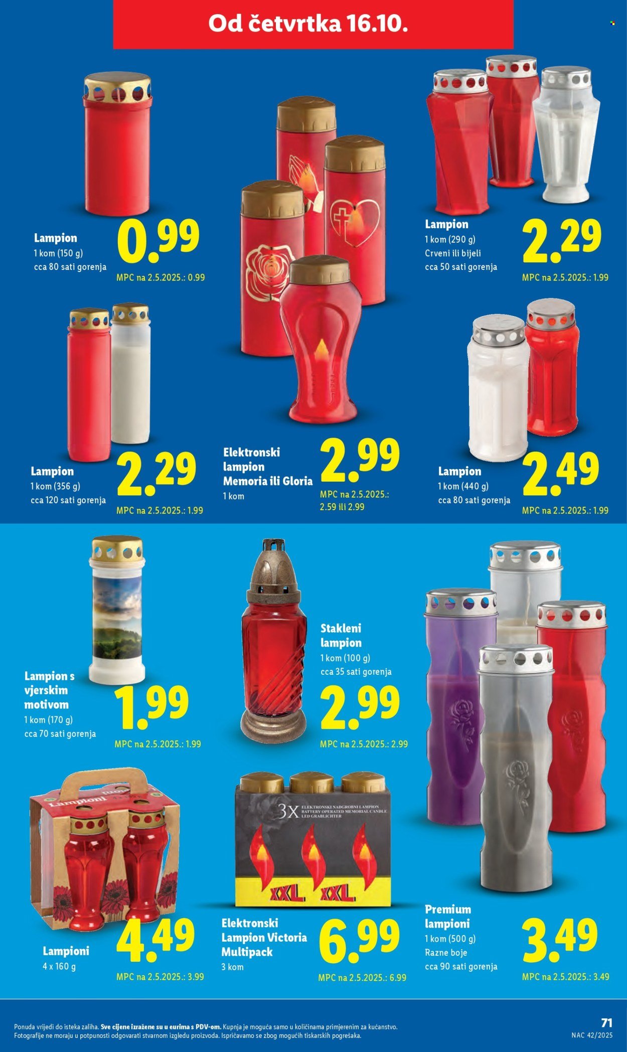 LIDL katalog - Od ponedeljka 13.10.2025.
