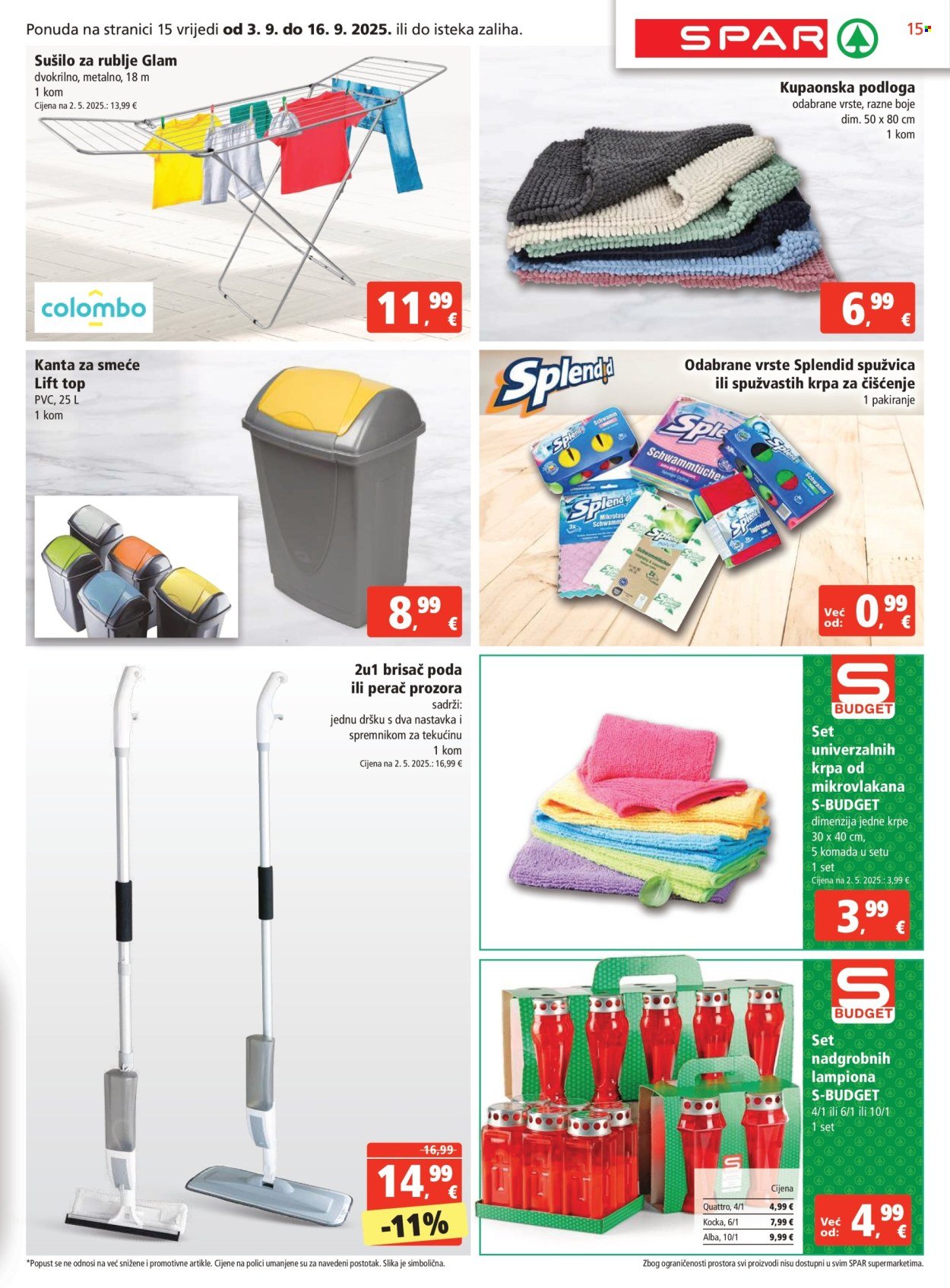 SPAR katalog - Od srijede 03.09.2025.