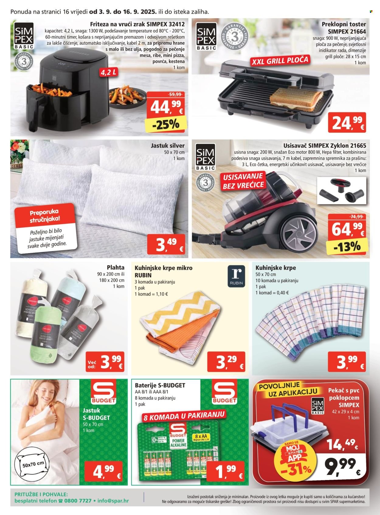 SPAR katalog - Od srijede 03.09.2025.
