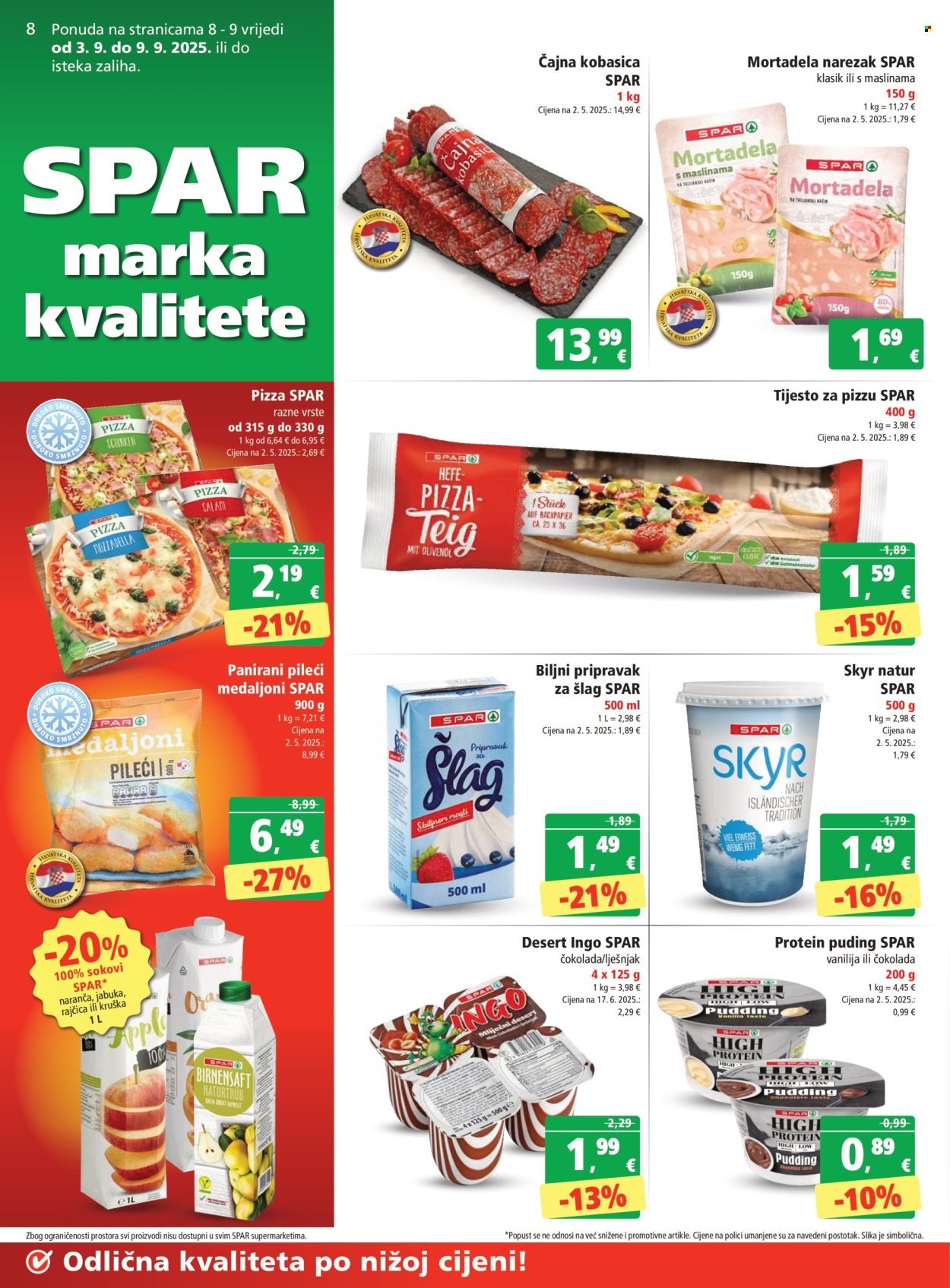 SPAR katalog - Od srijede 03.09.2025.