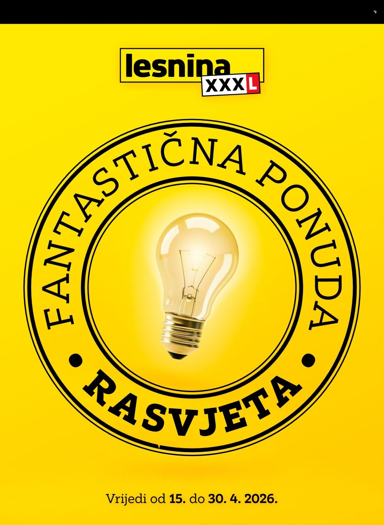 LESNINA katalog - Fantastična ponuda rasvjete