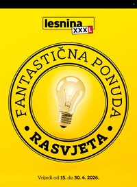 LESNINA katalog - Fantastična ponuda rasvjete