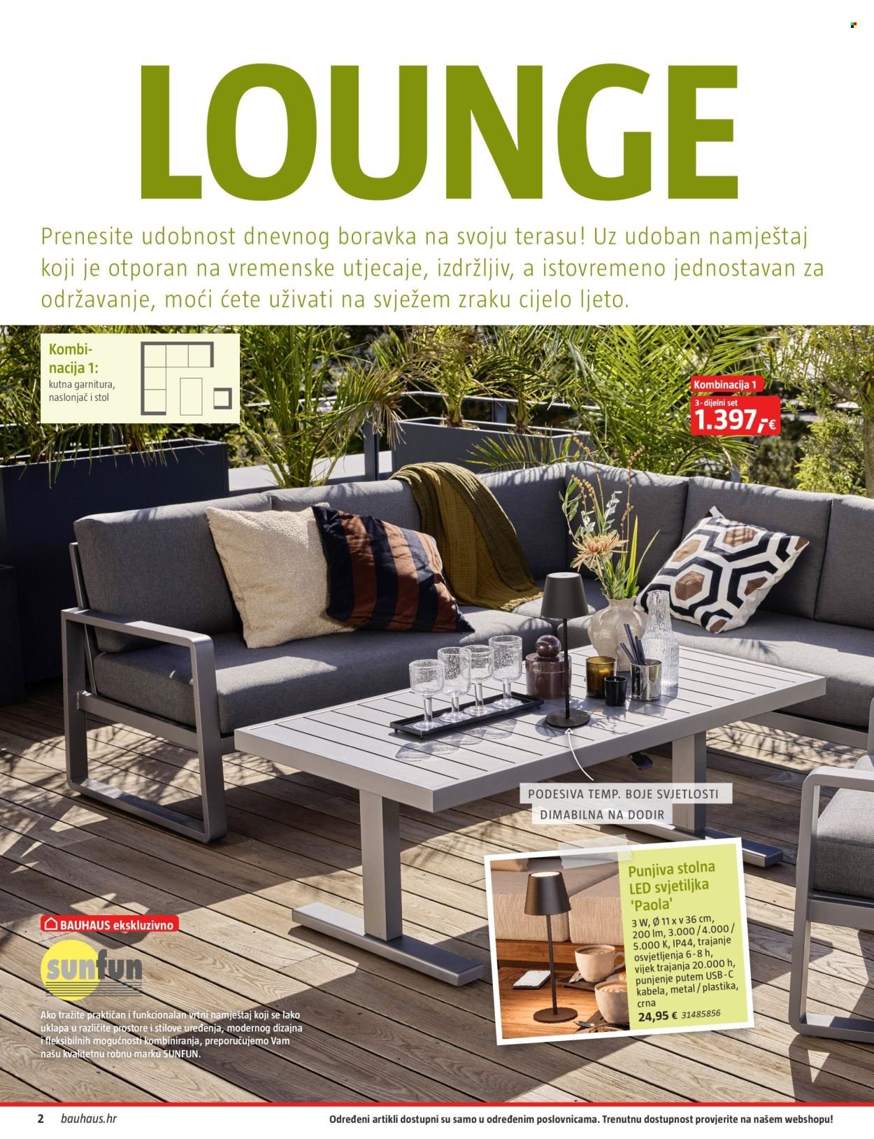 BAUHAUS katalog - Katalog Vrtni namještaj 2026.