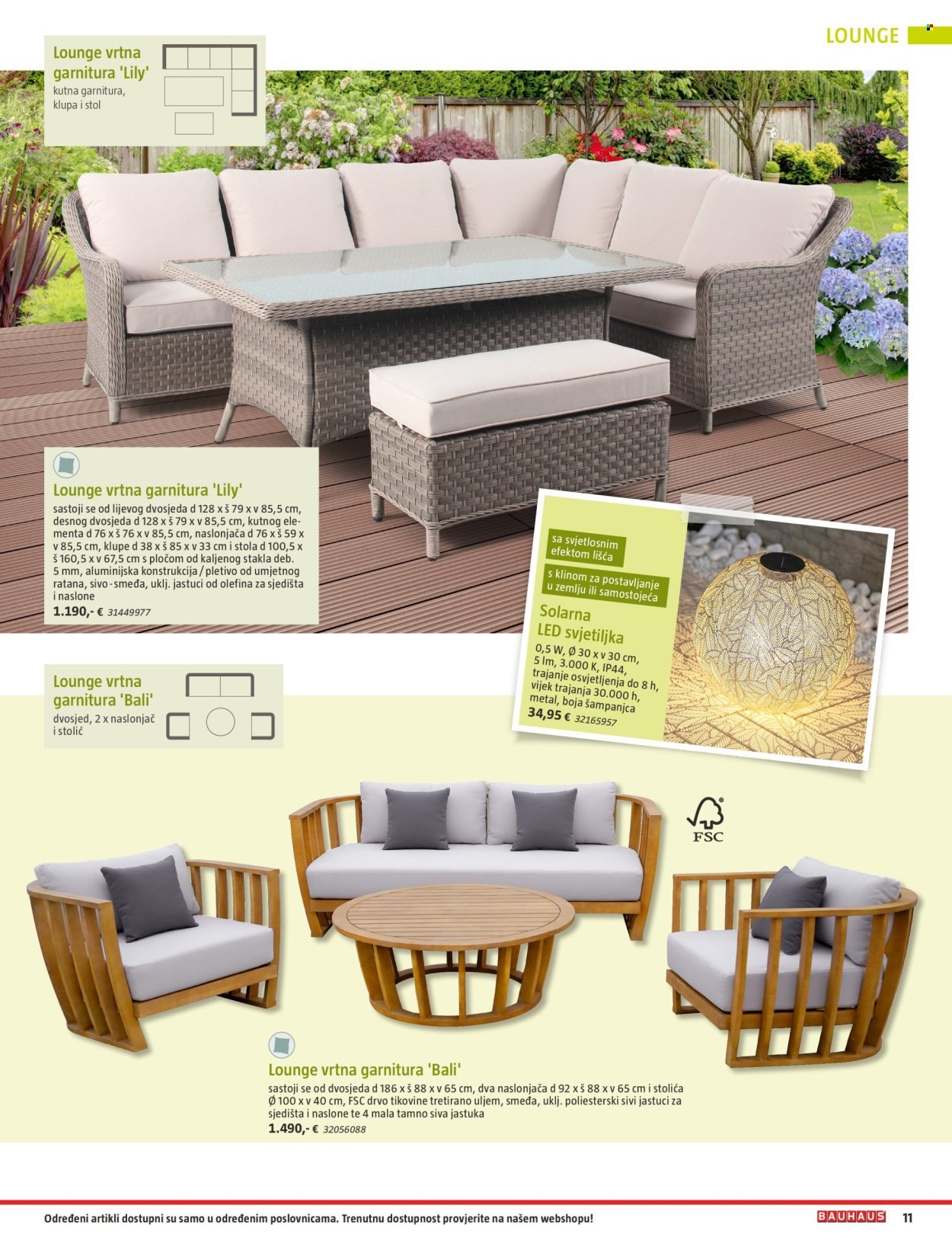 BAUHAUS katalog - Katalog Vrtni namještaj 2026.