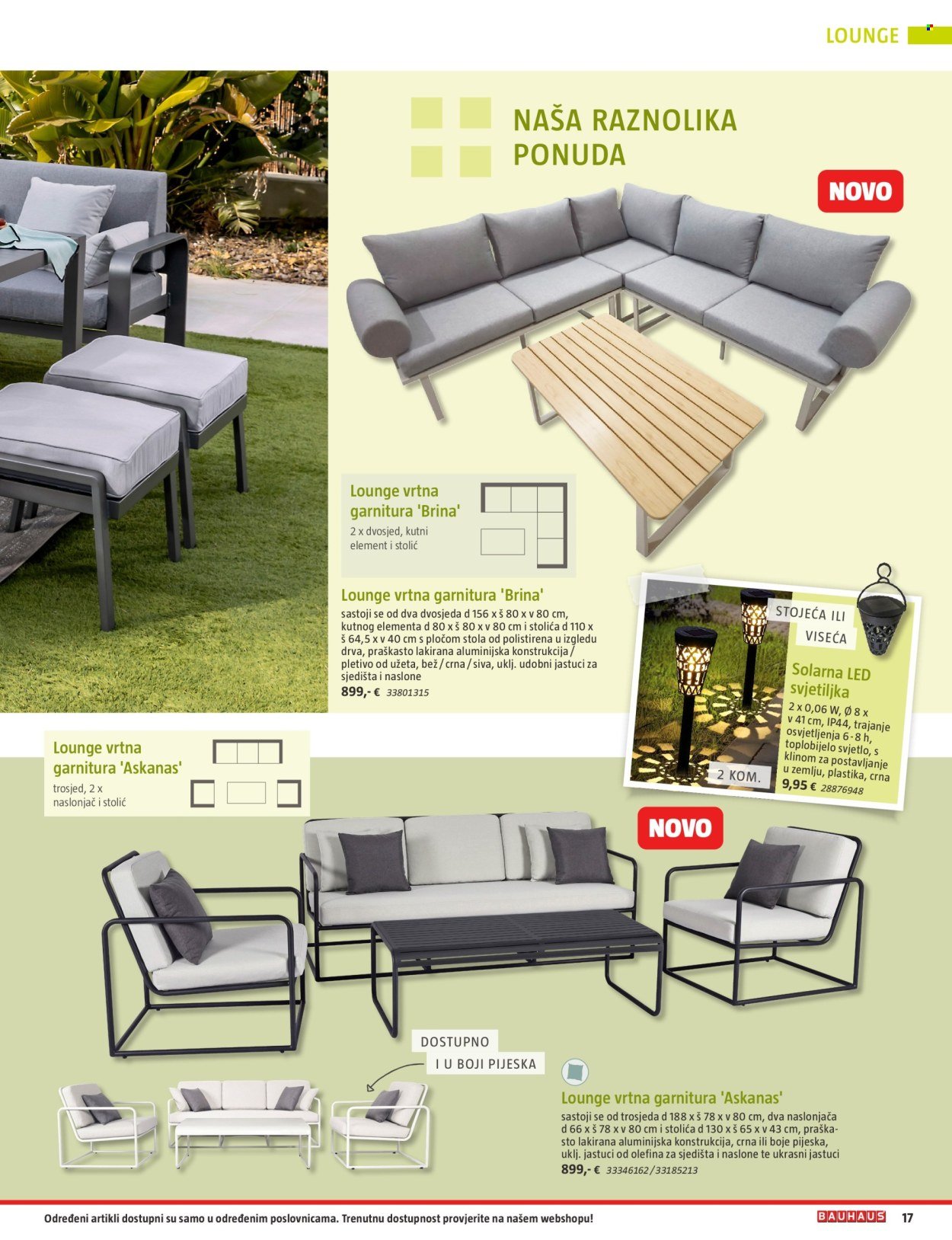 BAUHAUS katalog - Katalog Vrtni namještaj 2026.