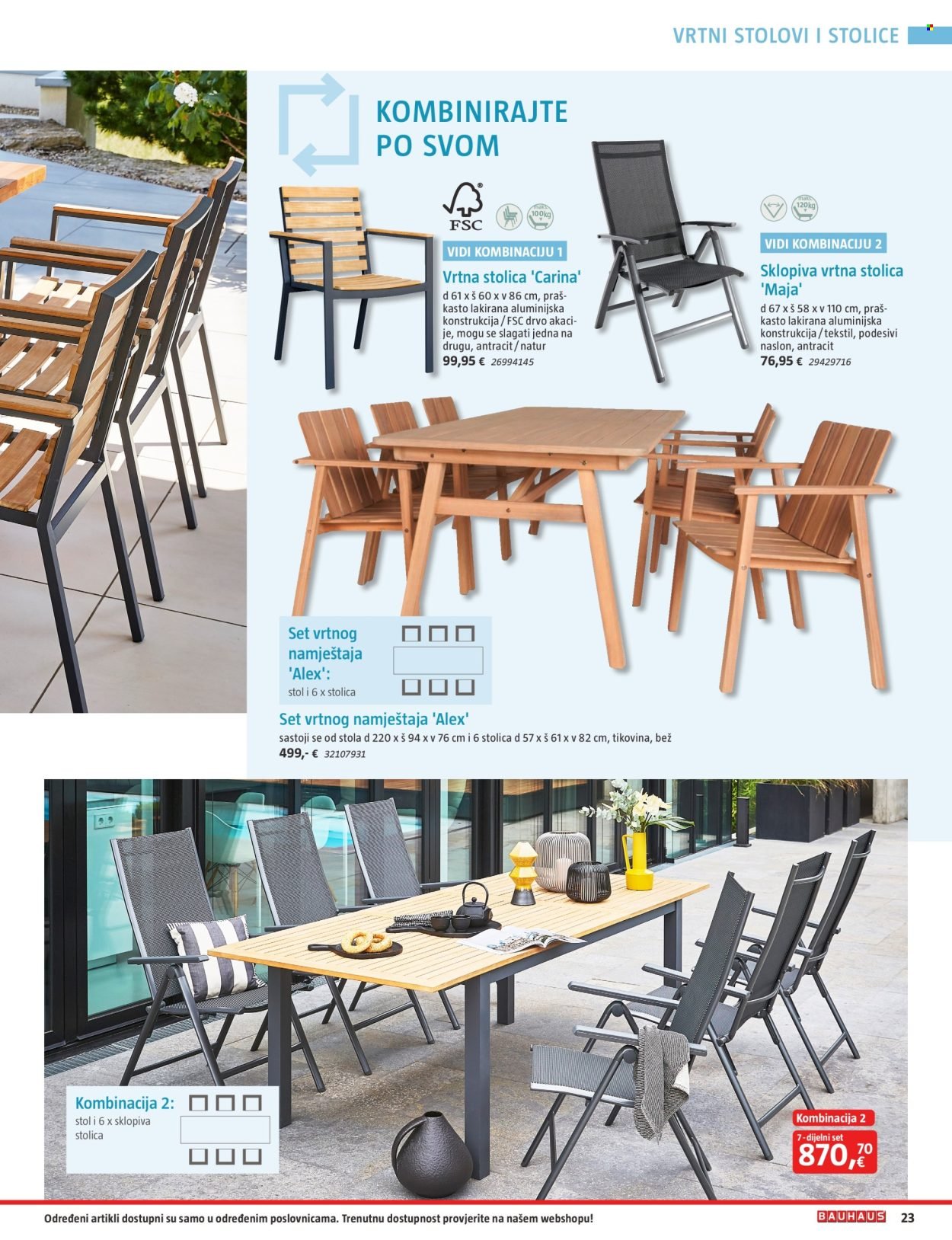 BAUHAUS katalog - Katalog Vrtni namještaj 2026.