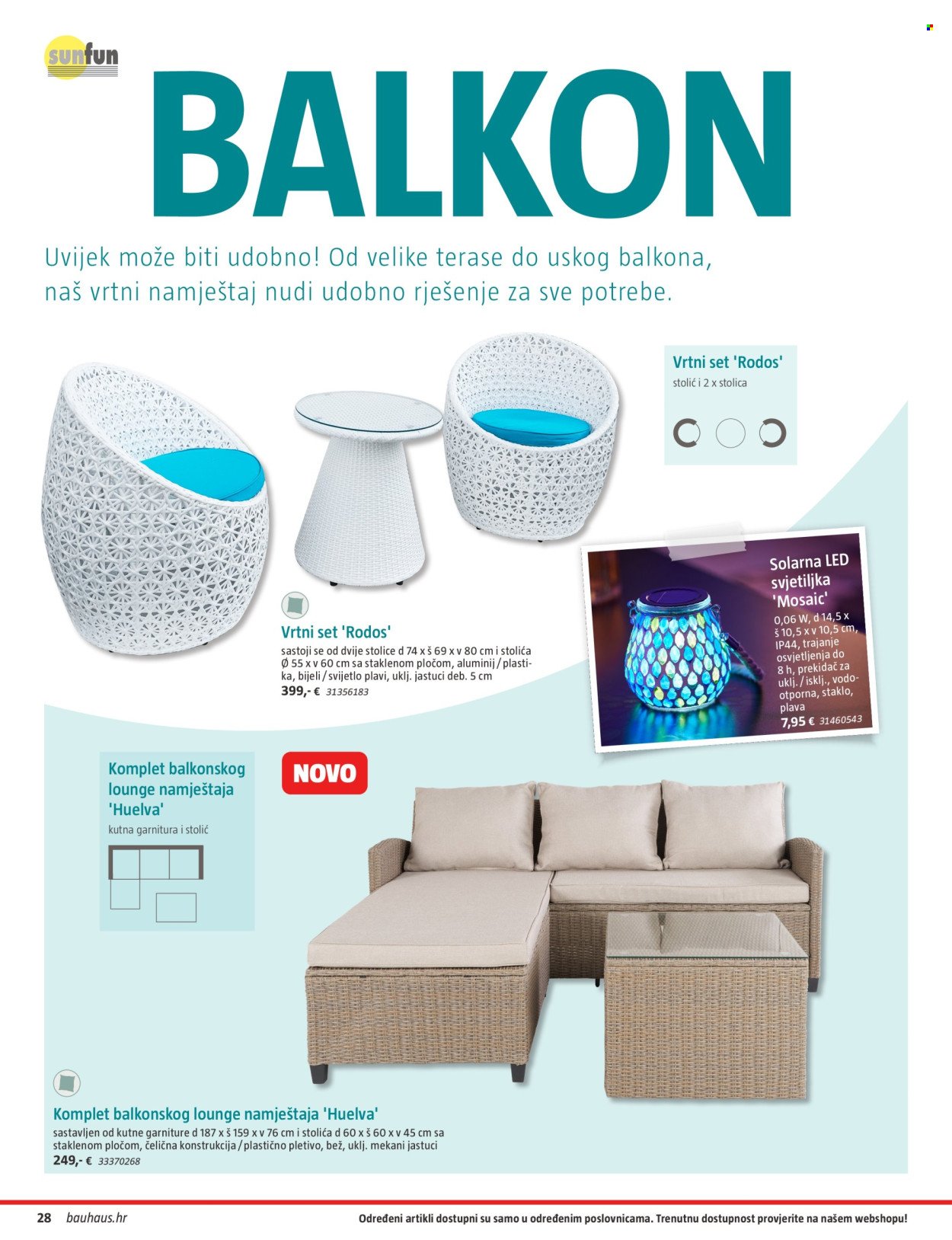 BAUHAUS katalog - Katalog Vrtni namještaj 2026.