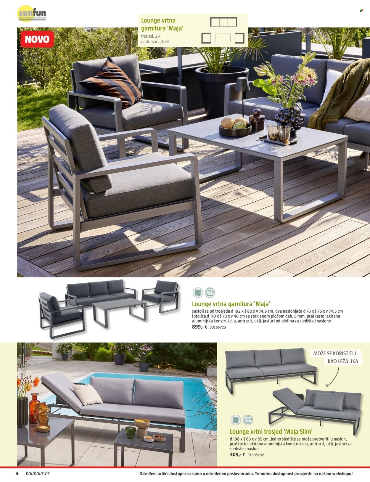 BAUHAUS katalog - Katalog Vrtni namještaj 2026.