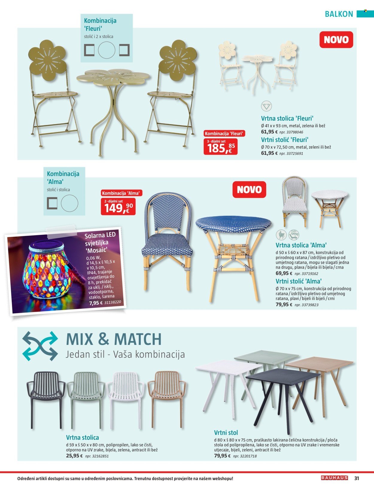 BAUHAUS katalog - Katalog Vrtni namještaj 2026.
