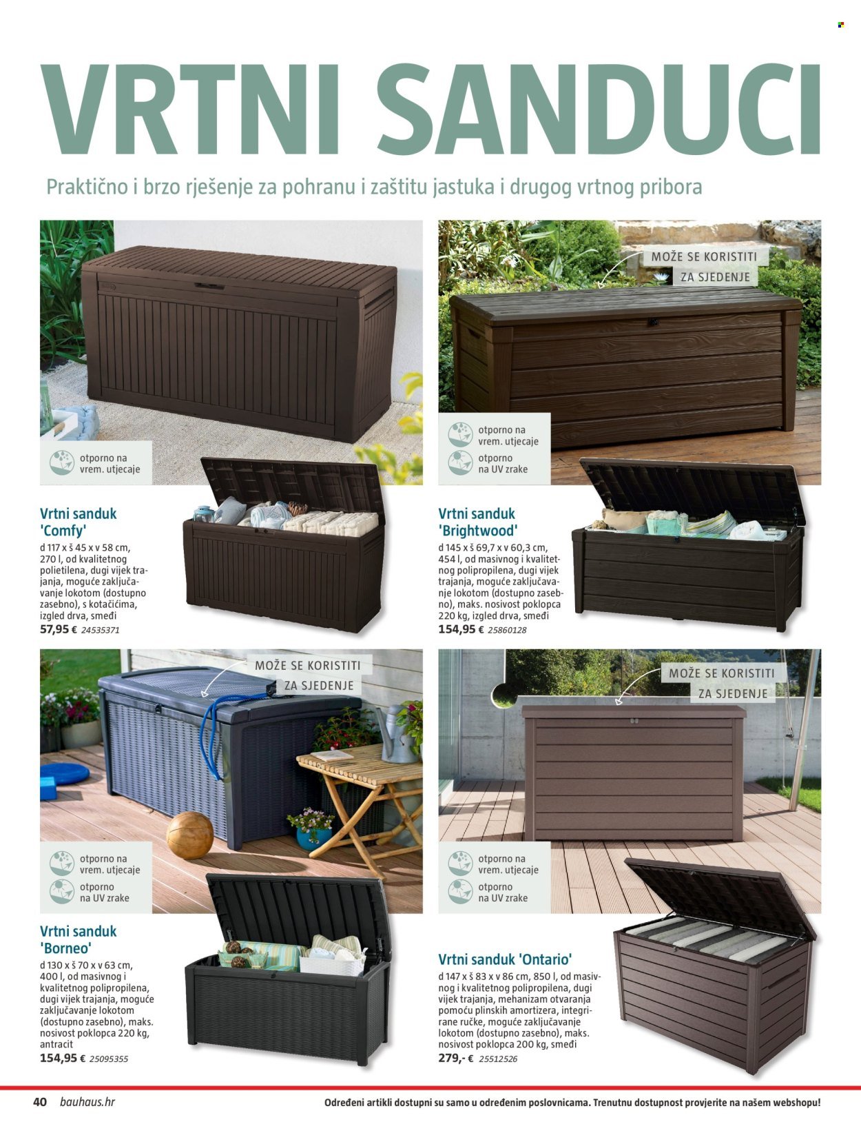 BAUHAUS katalog - Katalog Vrtni namještaj 2026.