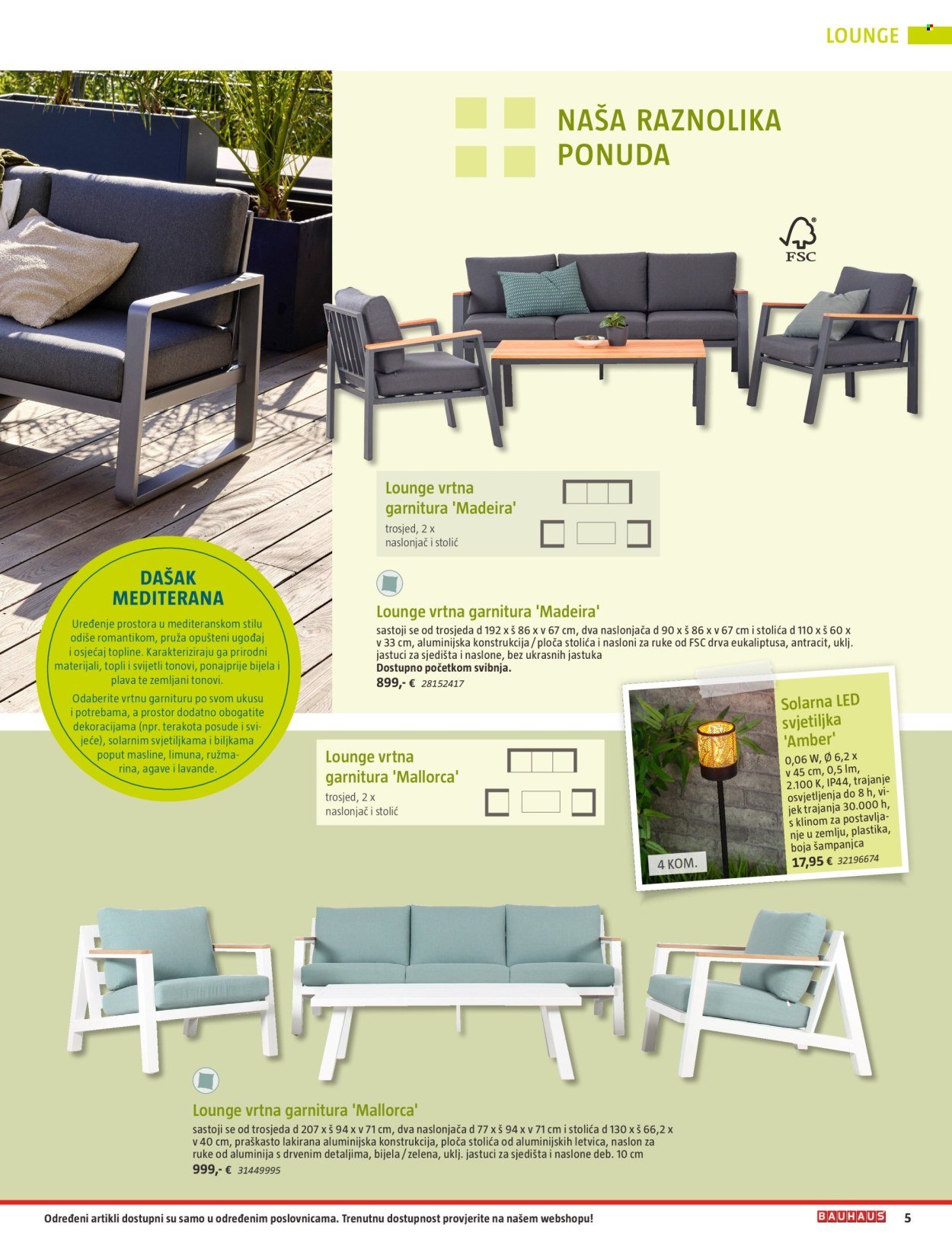 BAUHAUS katalog - Katalog Vrtni namještaj 2026.