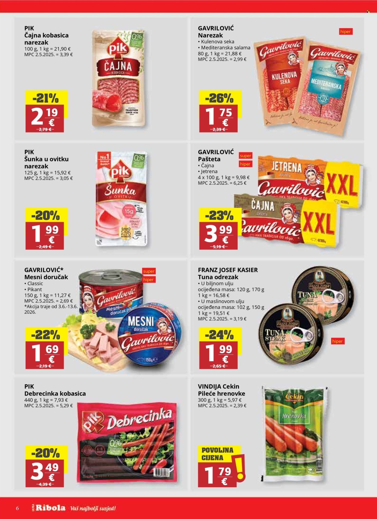 RIBOLA katalog - Od srijede 03.06.2026.
