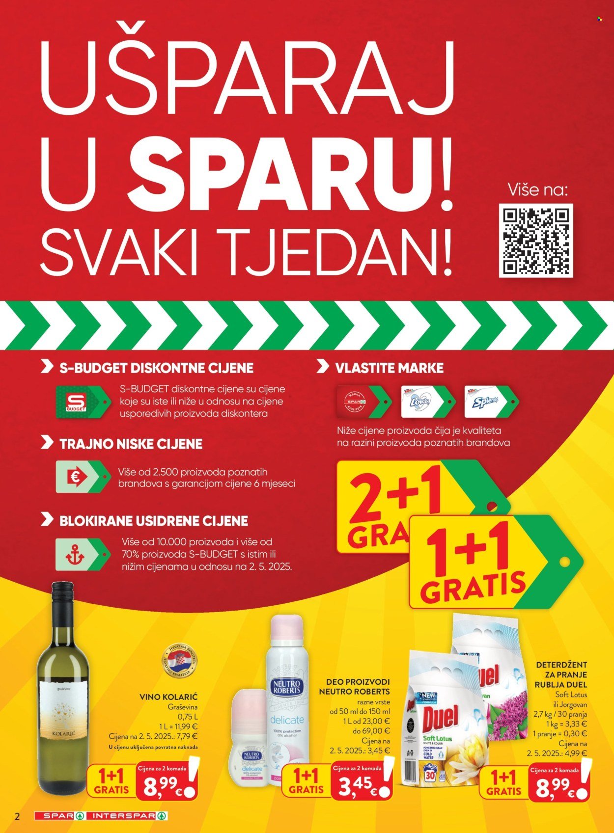 SPAR katalog - Od srijede 02.09.2026.