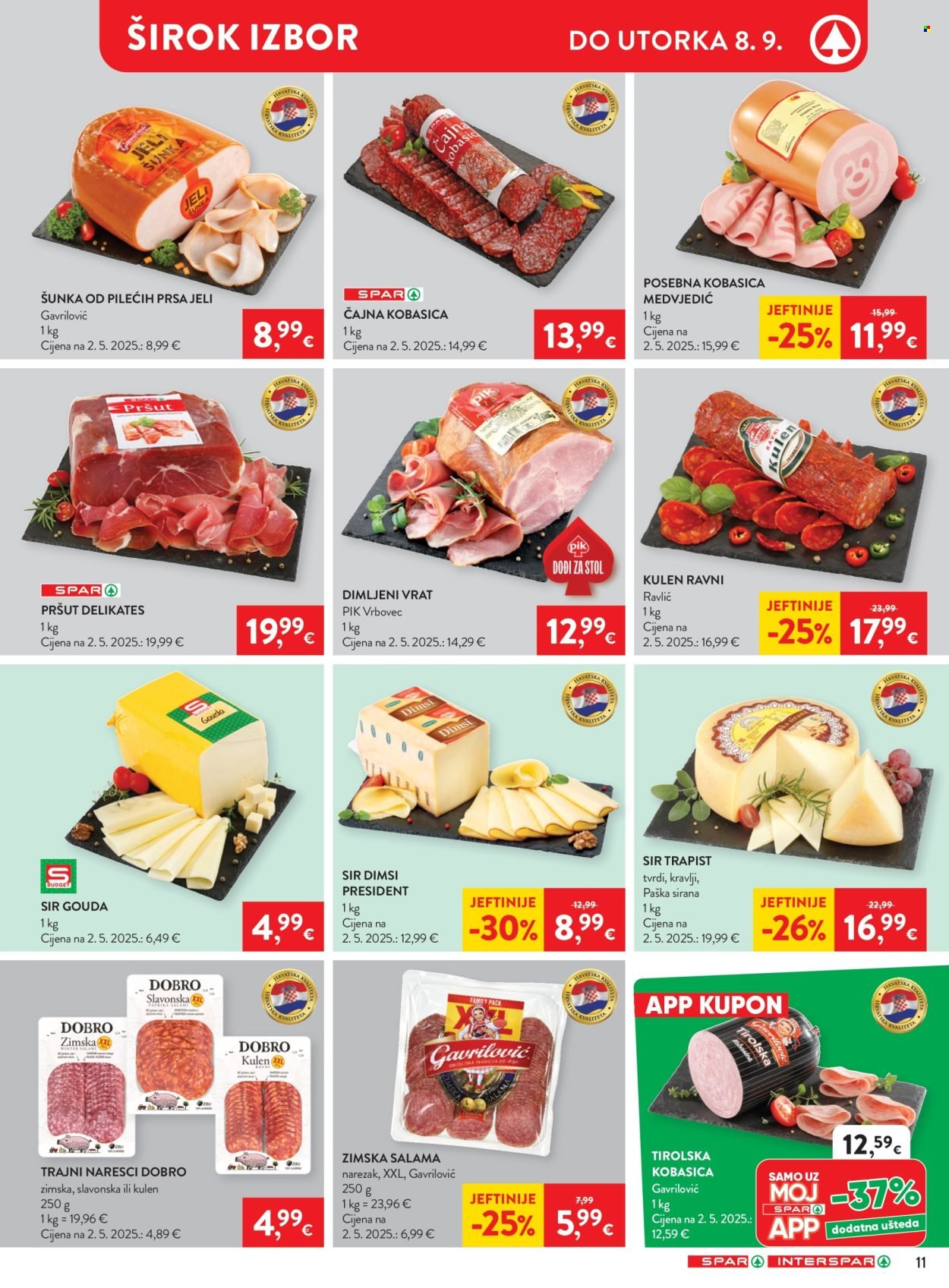 SPAR katalog - Od srijede 02.09.2026.