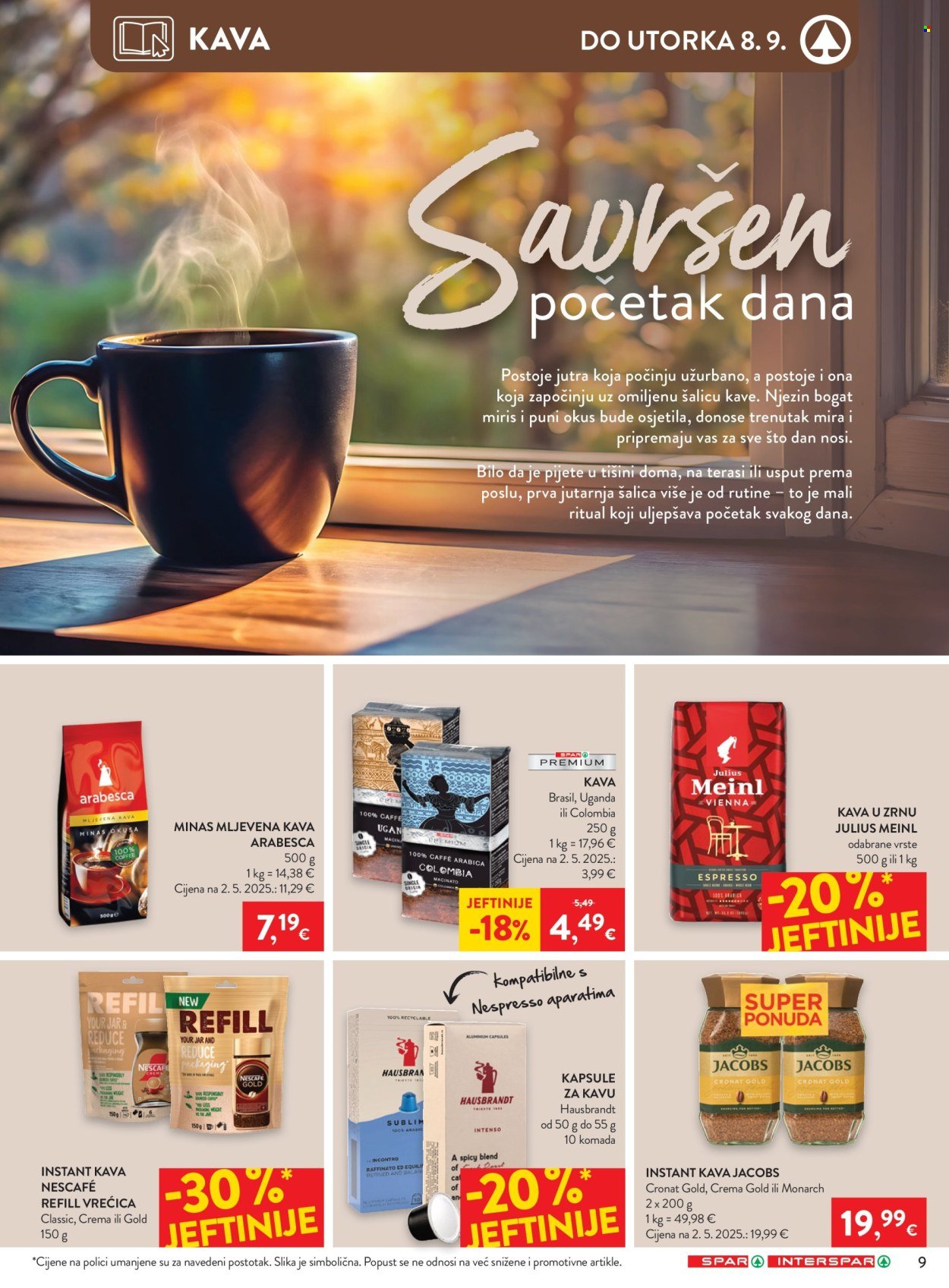 SPAR katalog - Od srijede 02.09.2026.