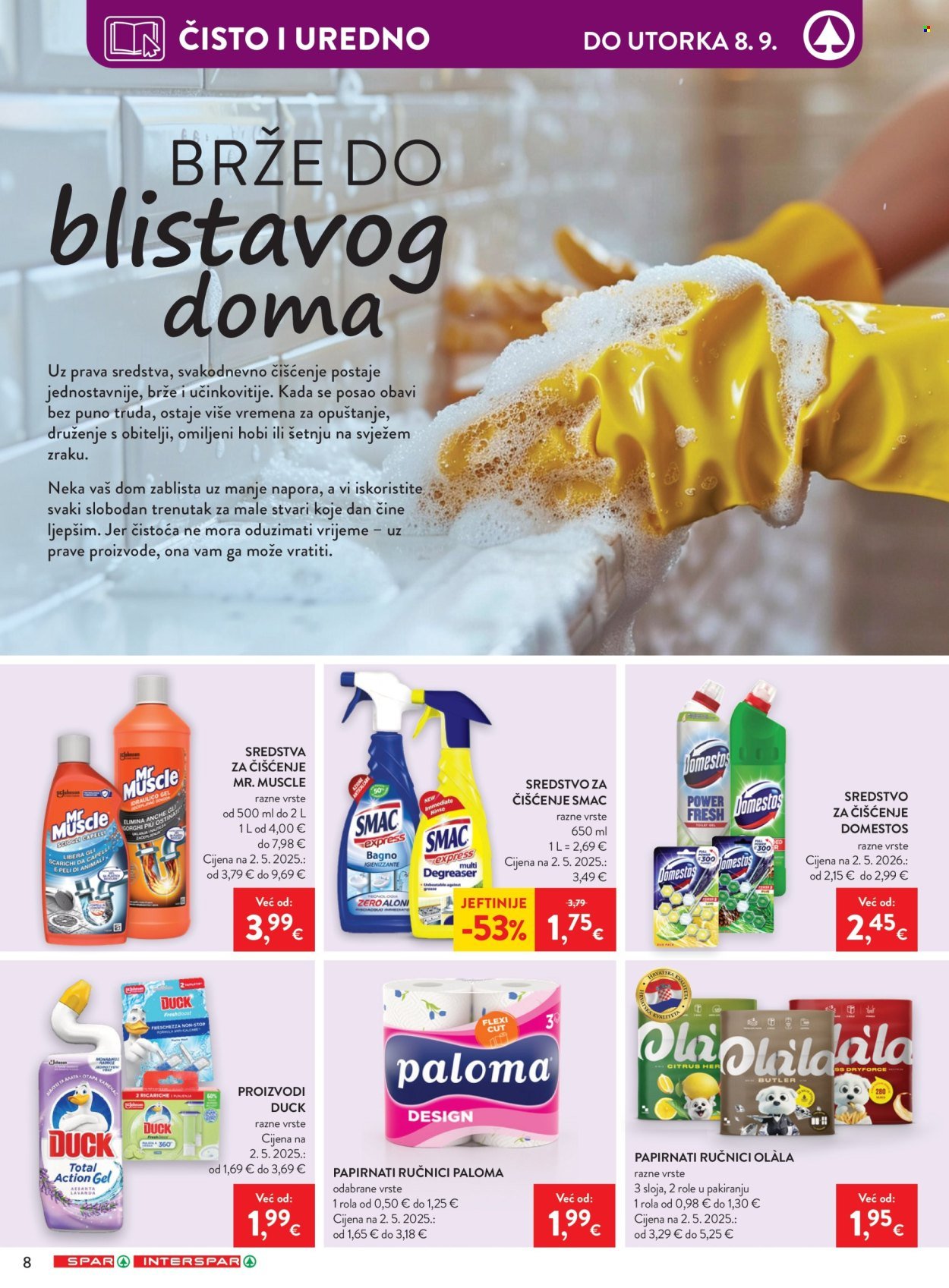SPAR katalog - Od srijede 02.09.2026.
