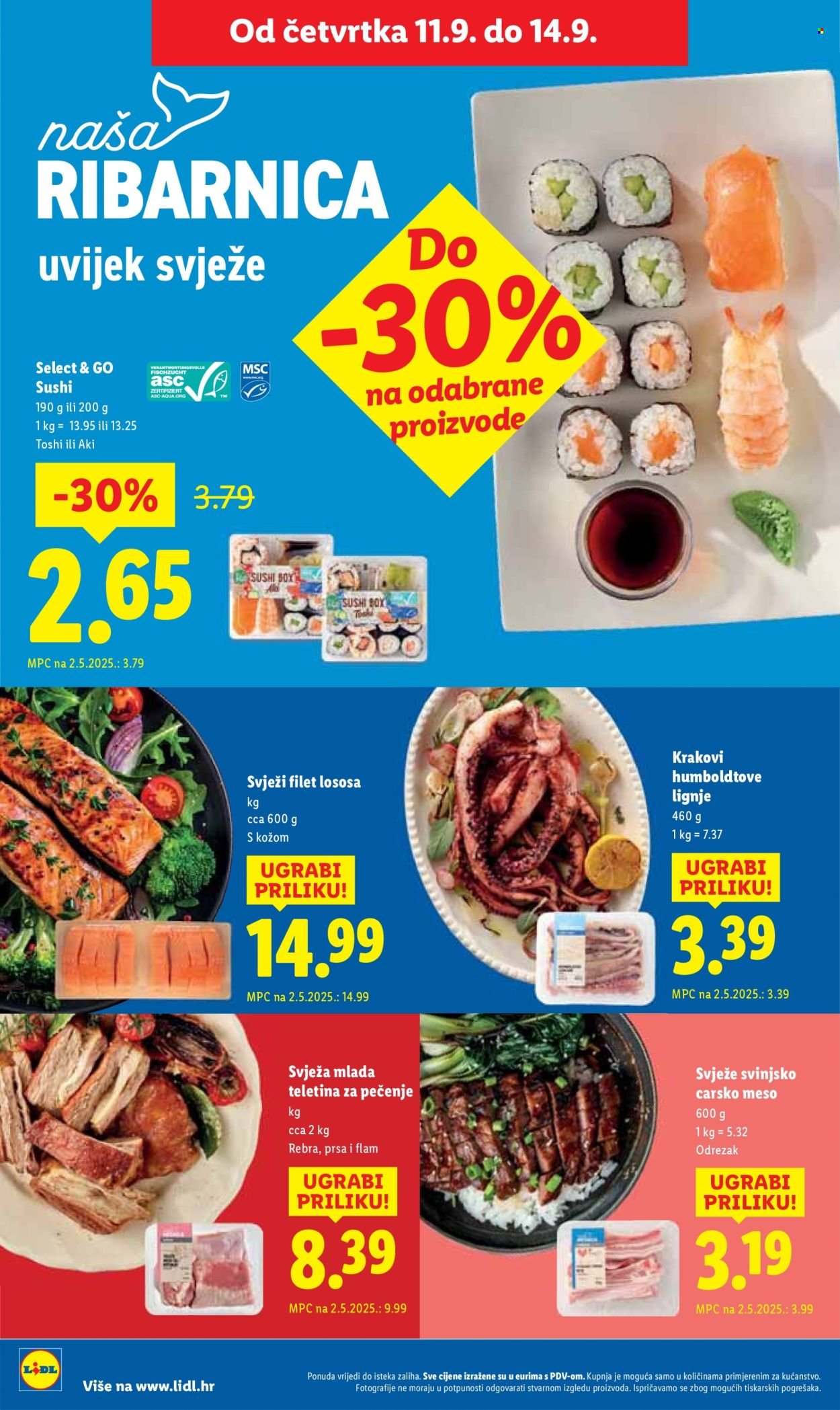 LIDL katalog - Od četvrtka 11.09.2025.