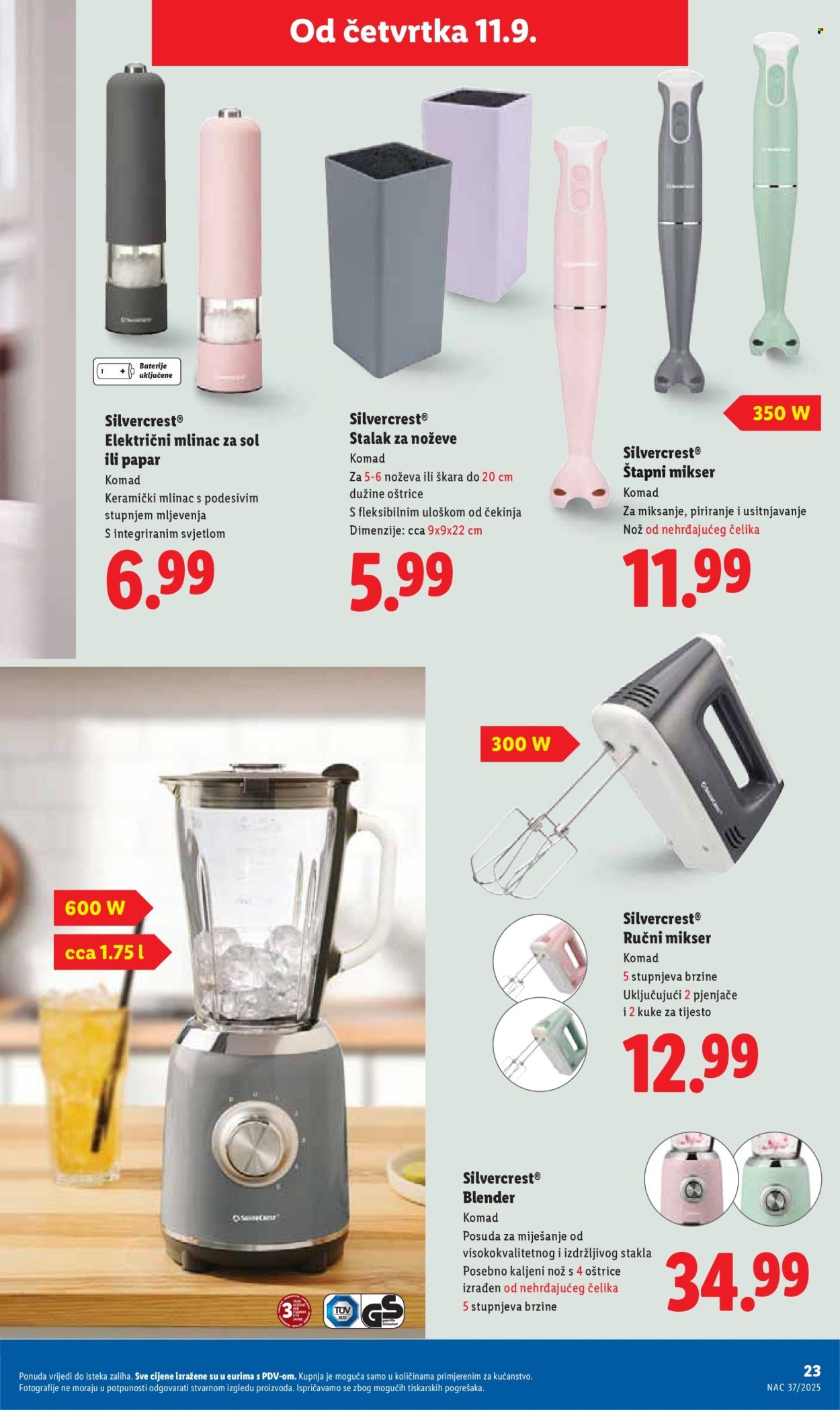 LIDL katalog - Od četvrtka 11.09.2025.