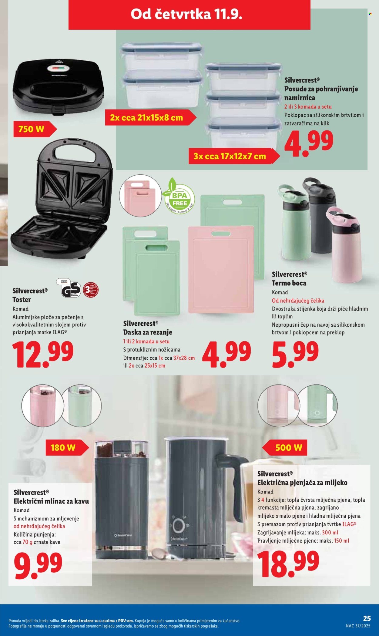 LIDL katalog - Od četvrtka 11.09.2025.