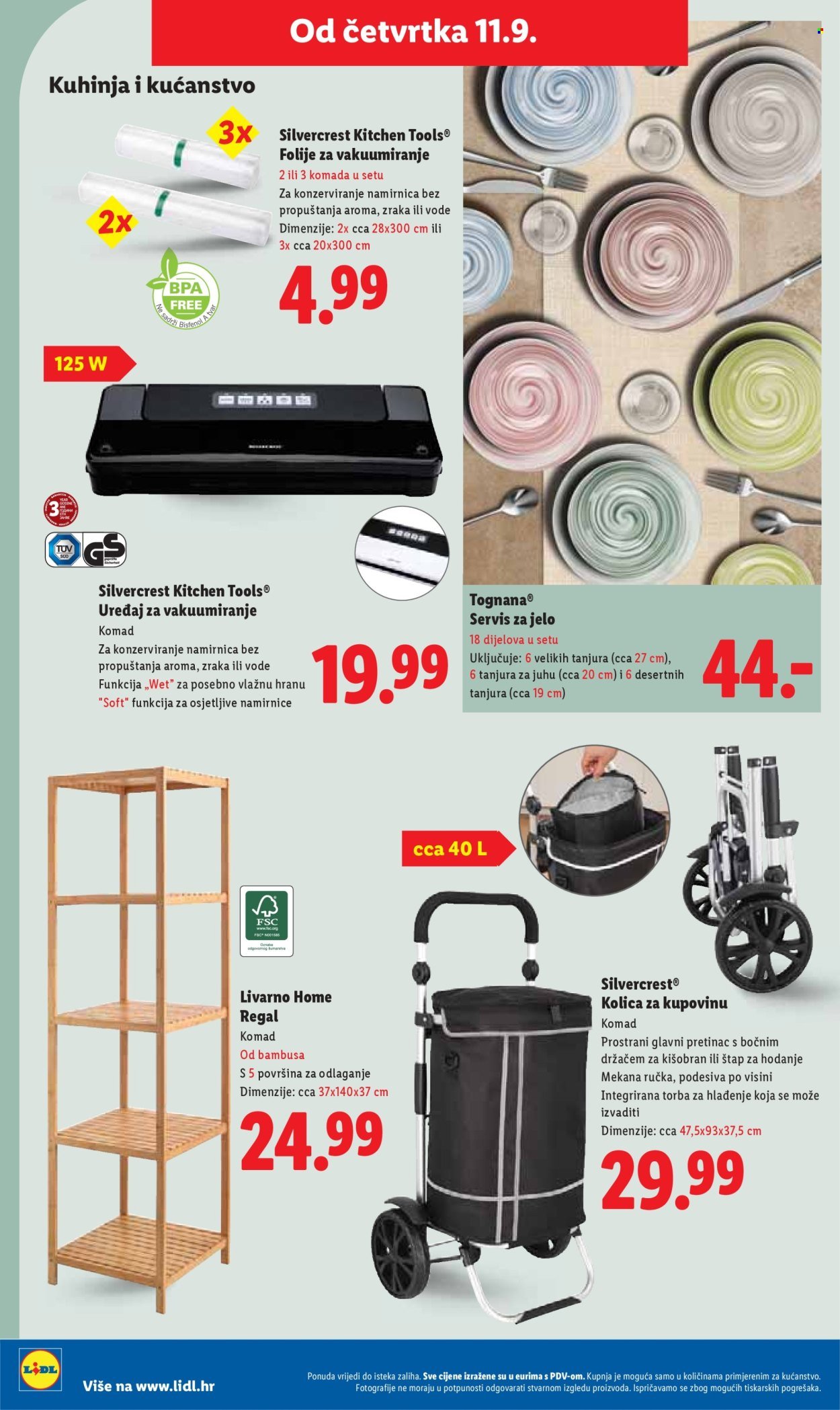 LIDL katalog - Od četvrtka 11.09.2025.