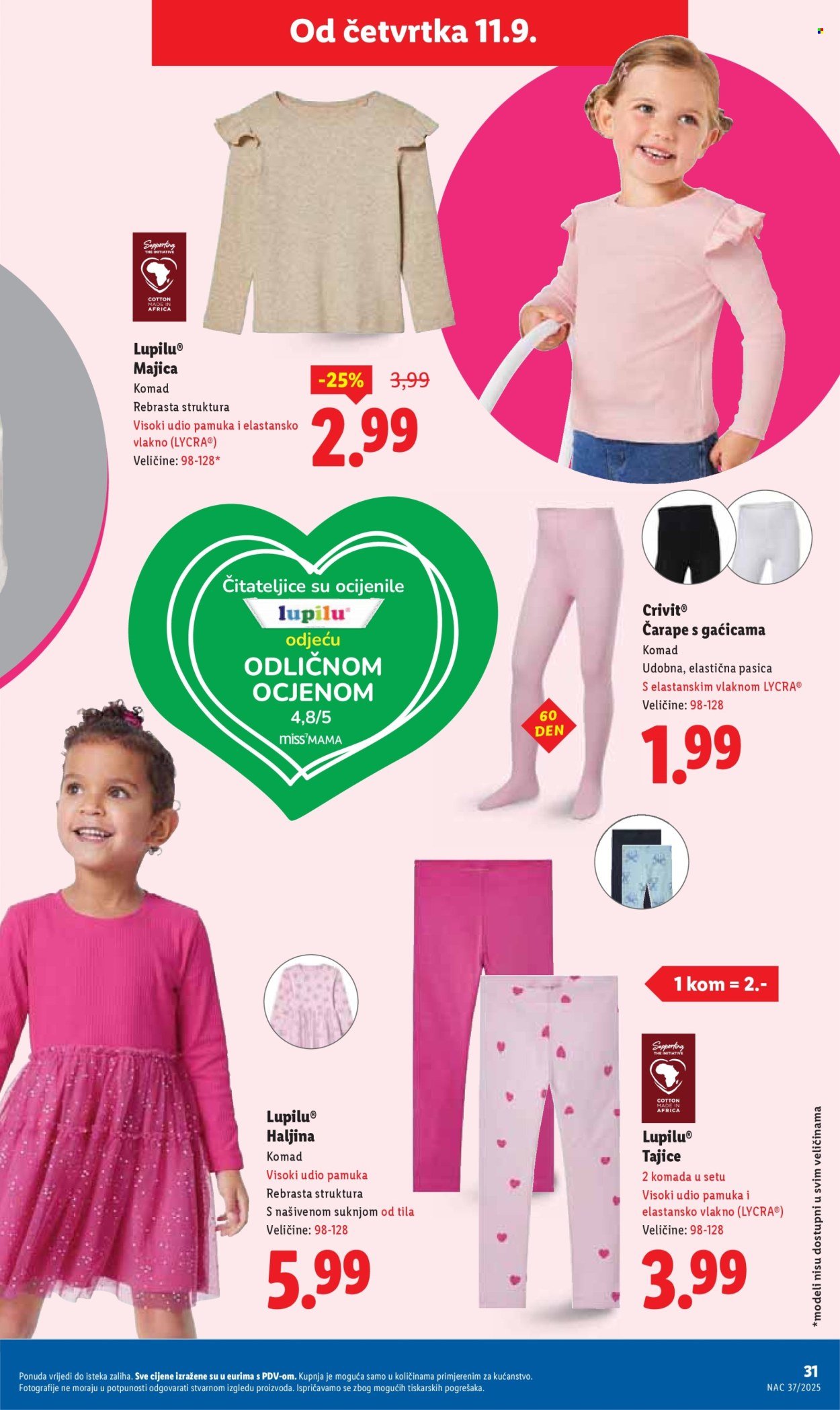 LIDL katalog - Od četvrtka 11.09.2025.