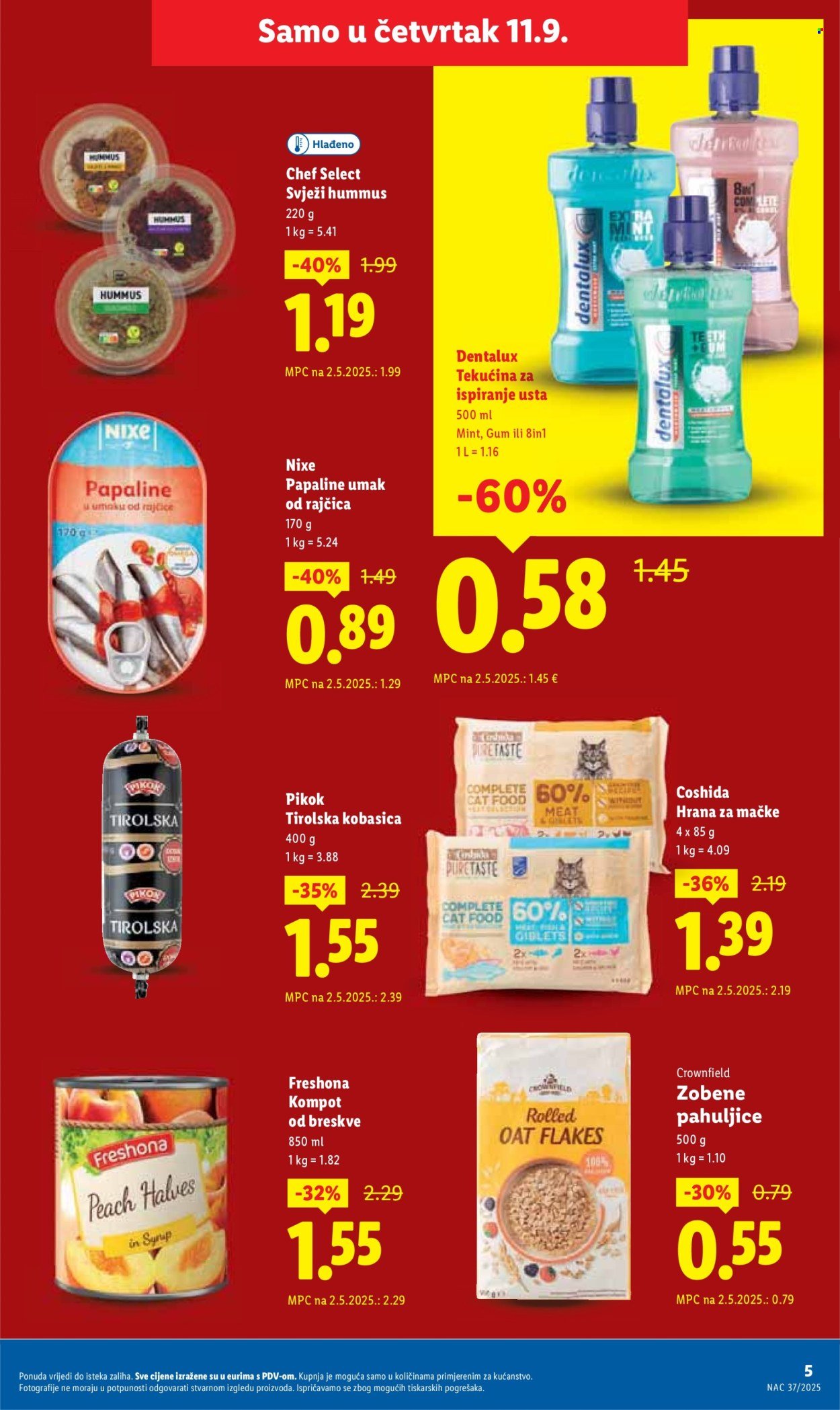 LIDL katalog - Od četvrtka 11.09.2025.