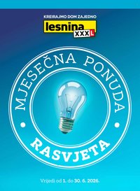 LESNINA katalog - Mjesečna ponuda rasvjete