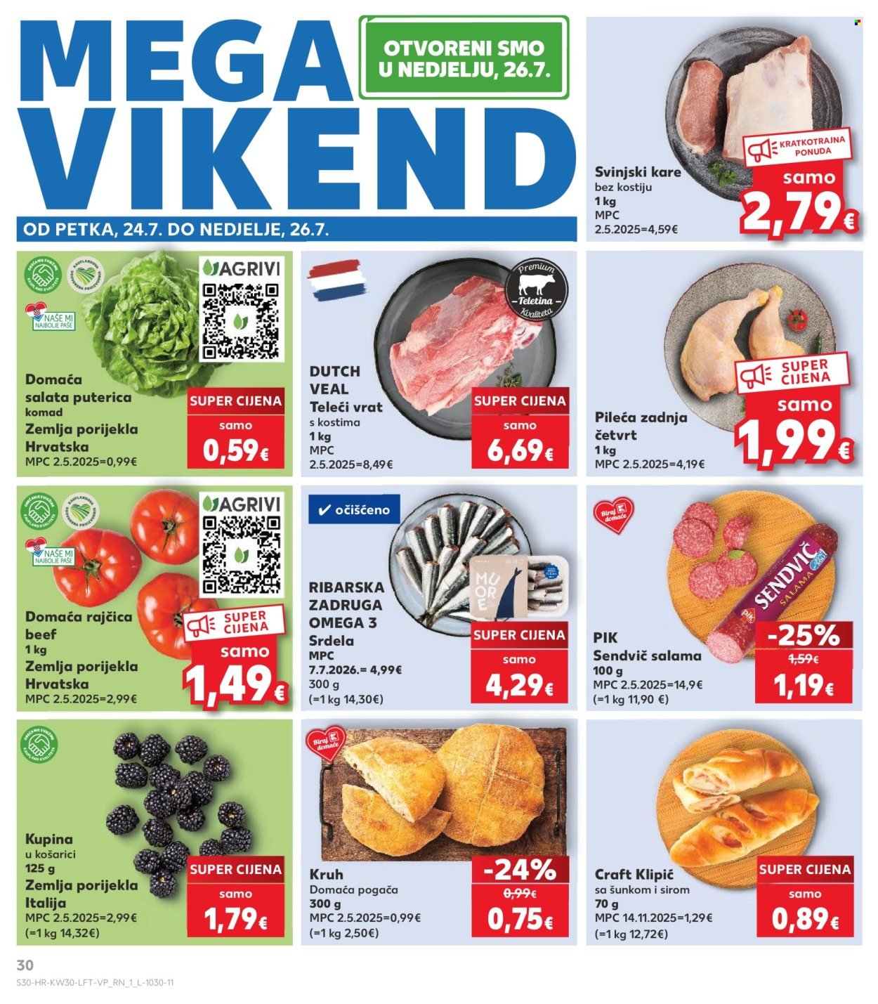 KAUFLAND katalog - ISTE CIJENE NA KOPNU I MORU