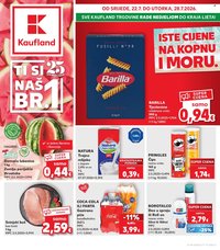 KAUFLAND katalog - ISTE CIJENE NA KOPNU I MORU