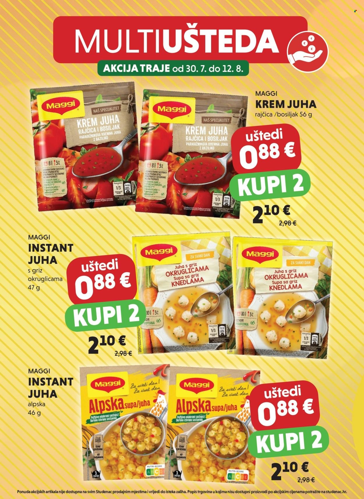 STUDENAC katalog - Od srijede 30.07.2025.