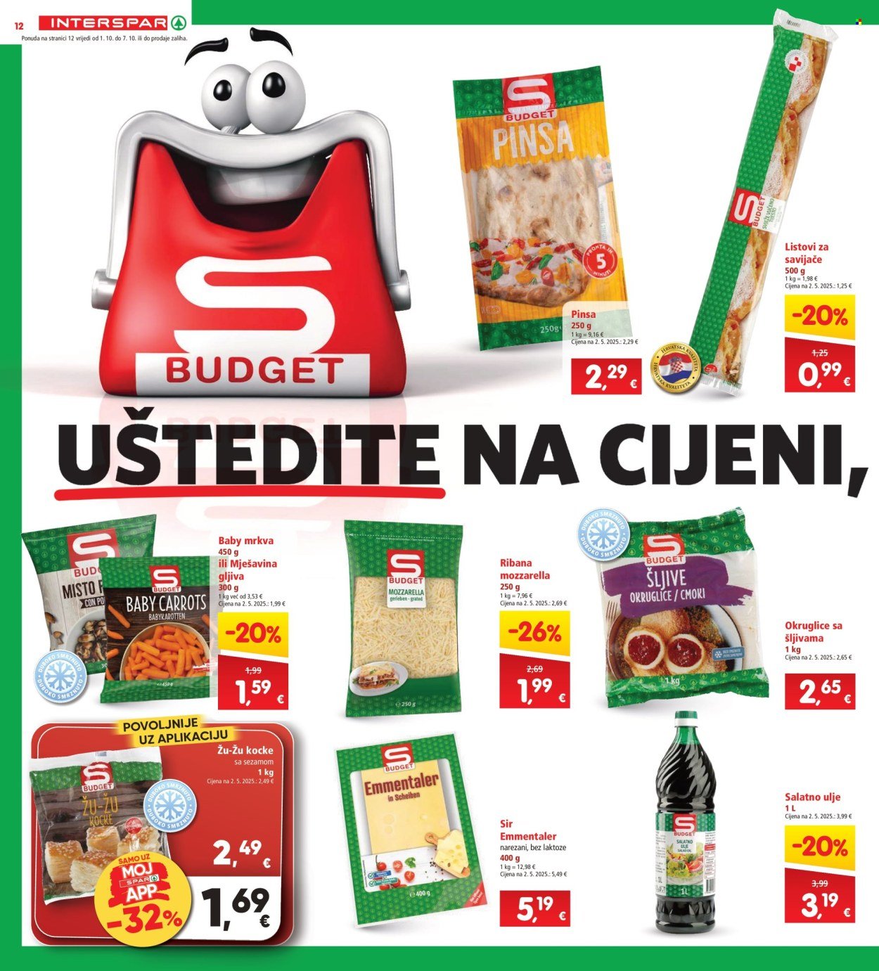 INTERSPAR katalog - Od srijede 01.10.2025.