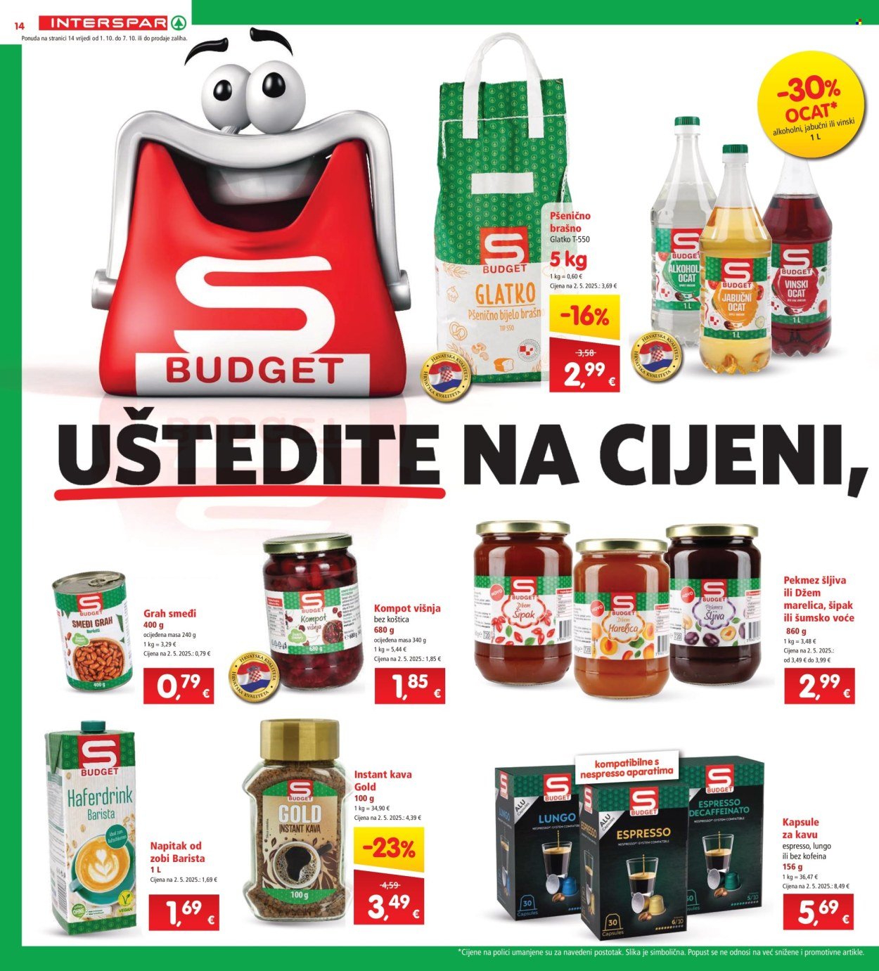 INTERSPAR katalog - Od srijede 01.10.2025.