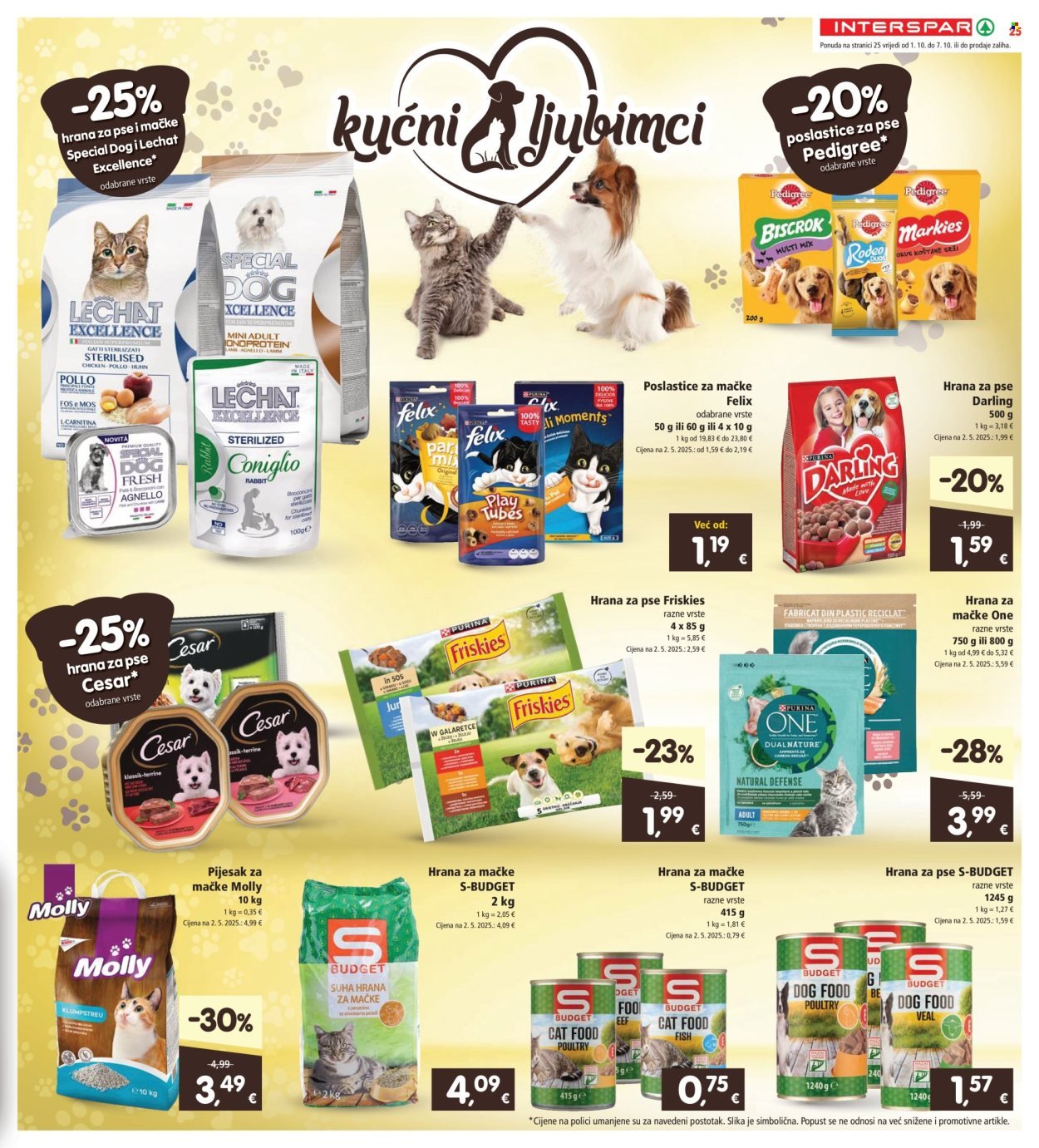 INTERSPAR katalog - Od srijede 01.10.2025.