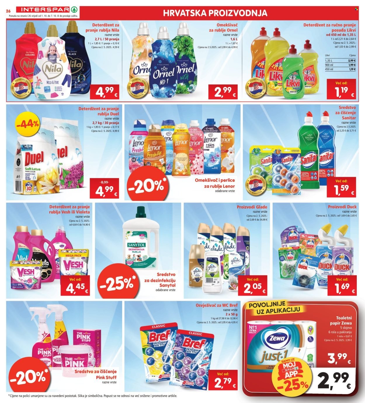INTERSPAR katalog - Od srijede 01.10.2025.
