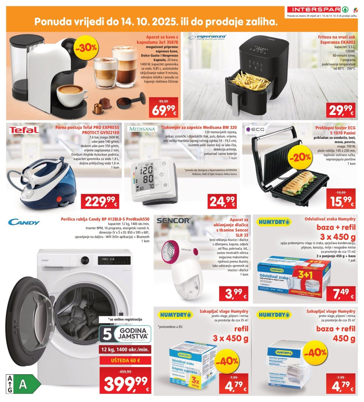 INTERSPAR katalog - Od srijede 01.10.2025.