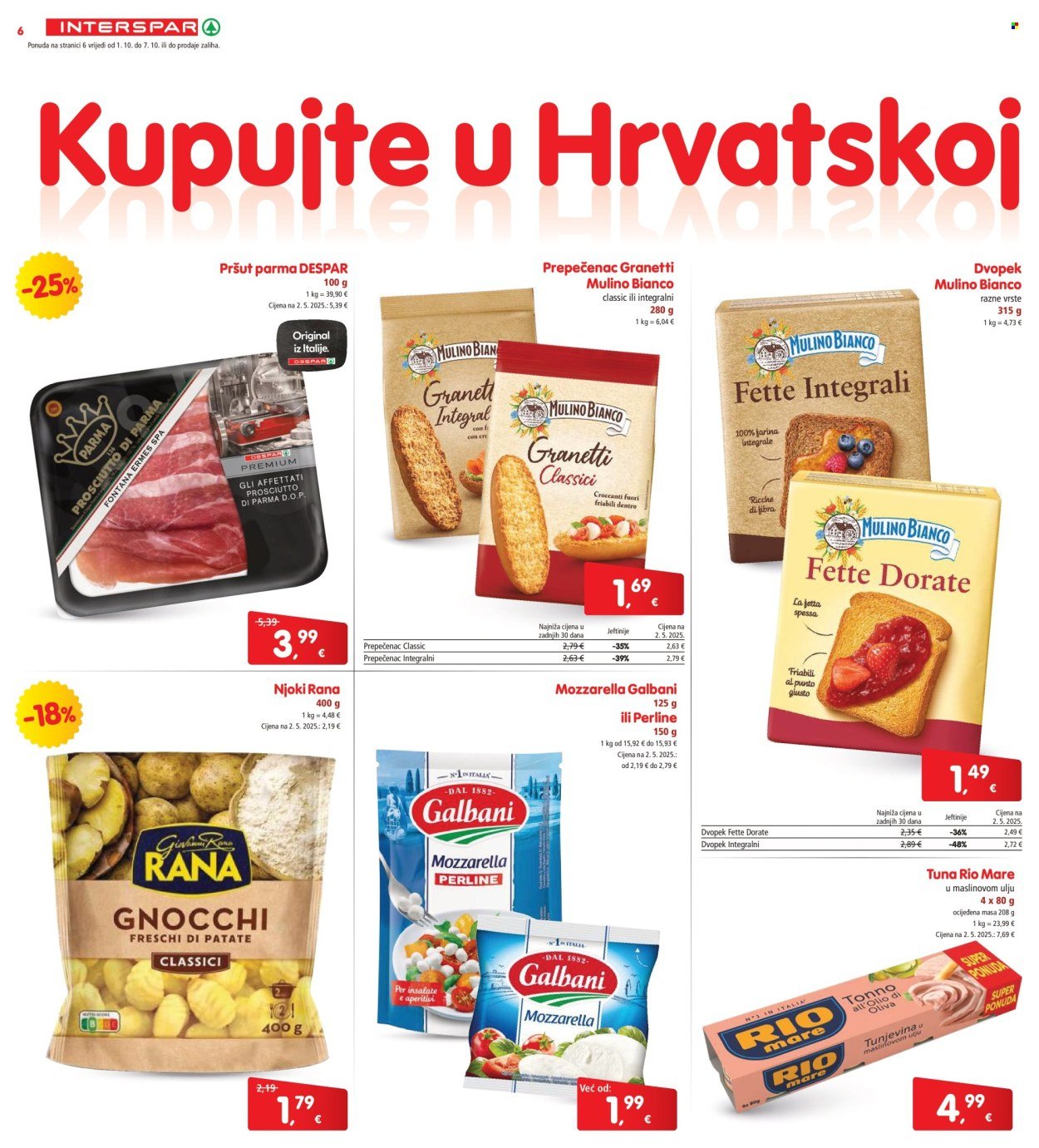 INTERSPAR katalog - Od srijede 01.10.2025.