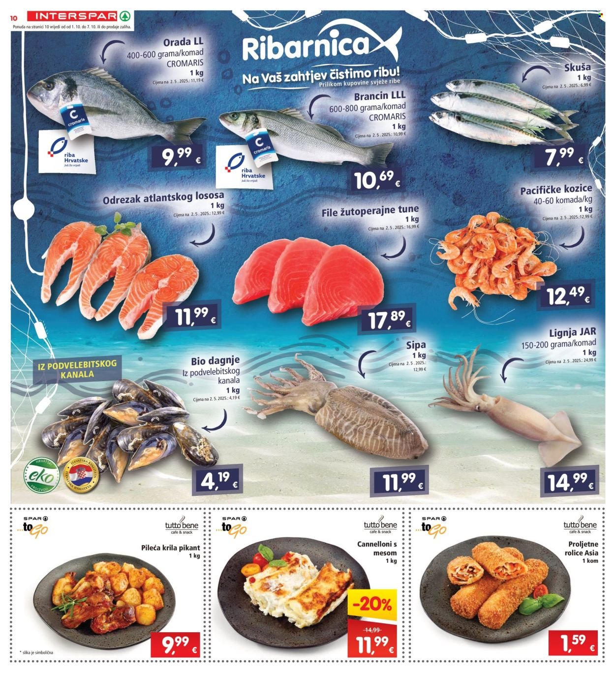 INTERSPAR katalog - Od srijede 01.10.2025.