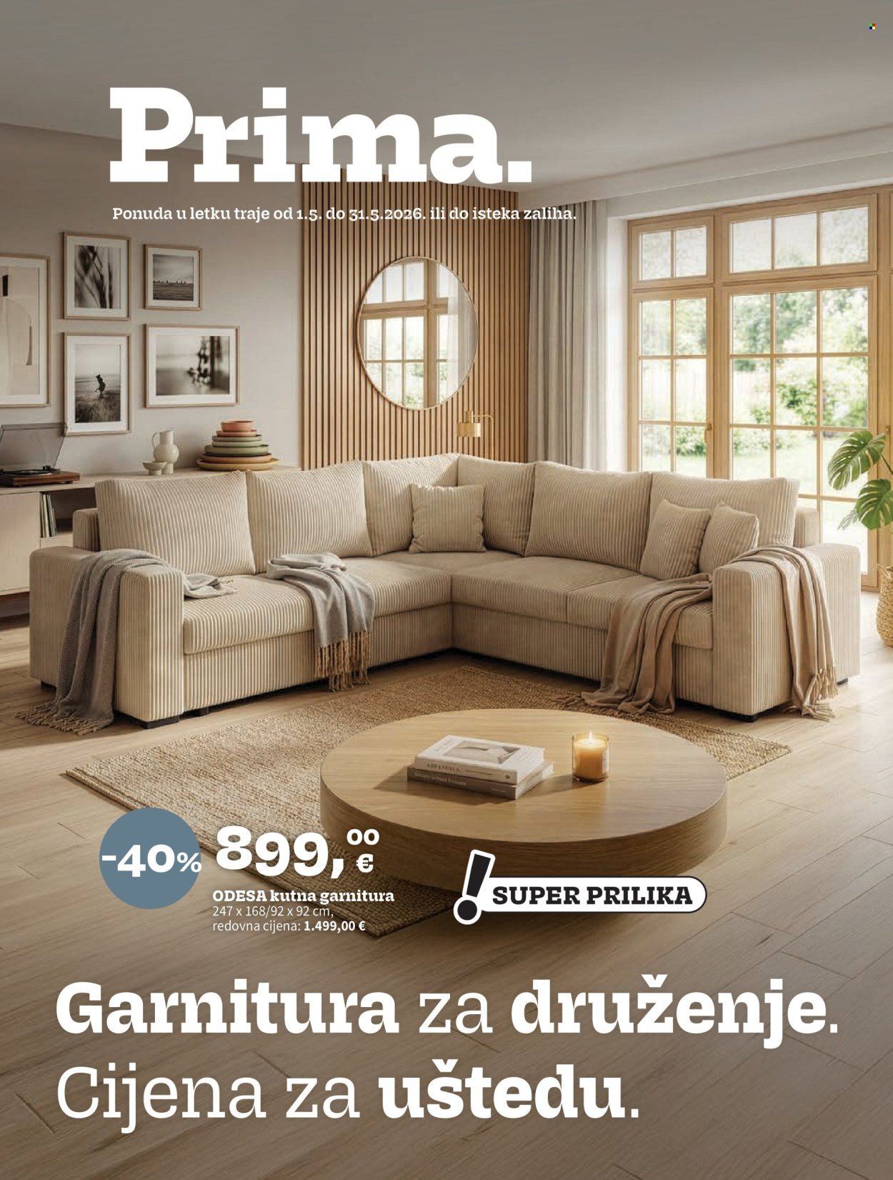 PRIMA katalog - Samo vrhunska udobnost. Bez čekanja.