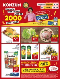 KONZUM katalog - Od srijede 08.10.2025.