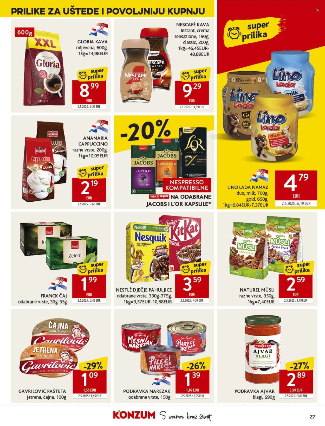 KONZUM katalog - Od srijede 22.10.2025.
