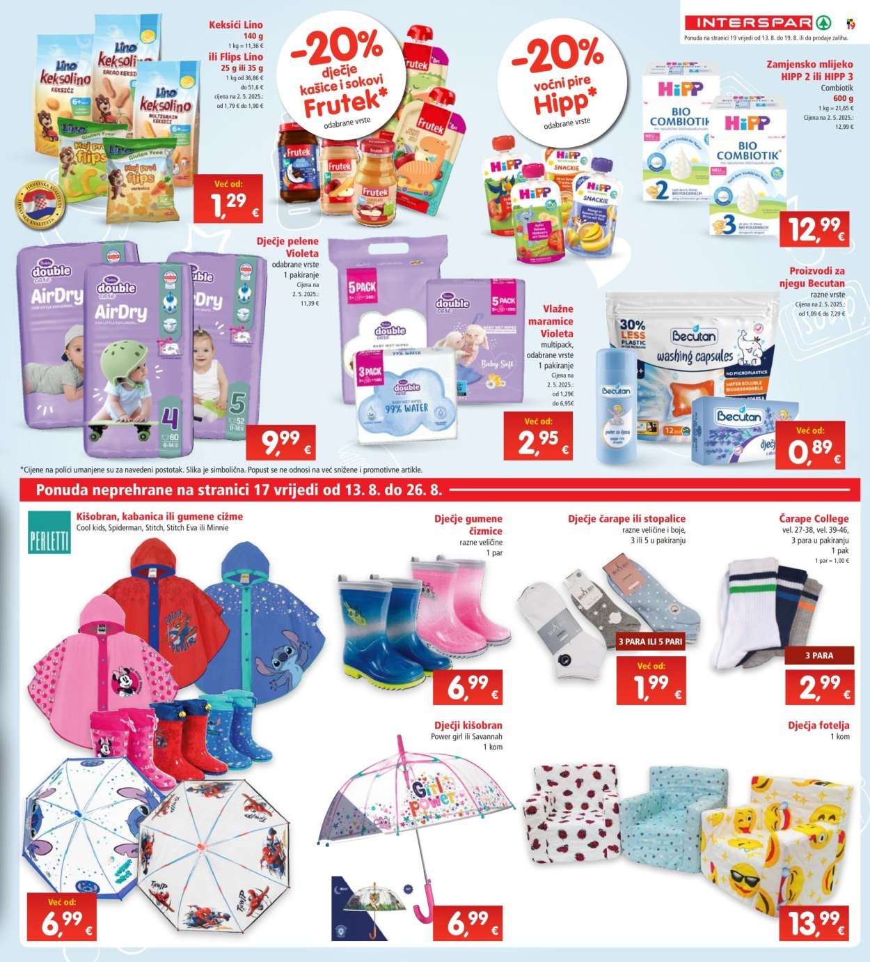 INTERSPAR katalog - Od srijede 13.08.2025.